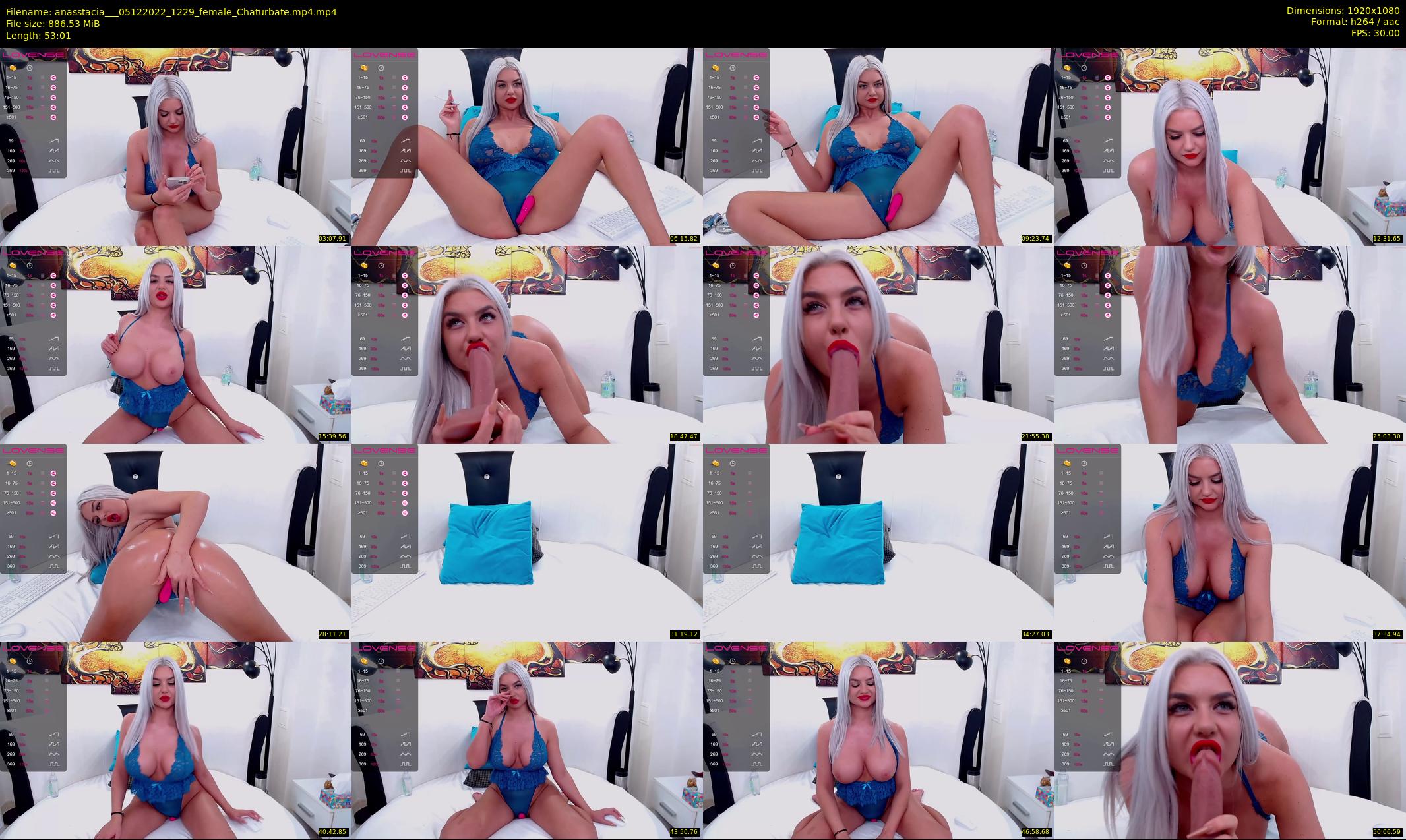 anasstacia__ — 54 minute Chaturbate female cam show recording, 1080p, Dec 5, 2022