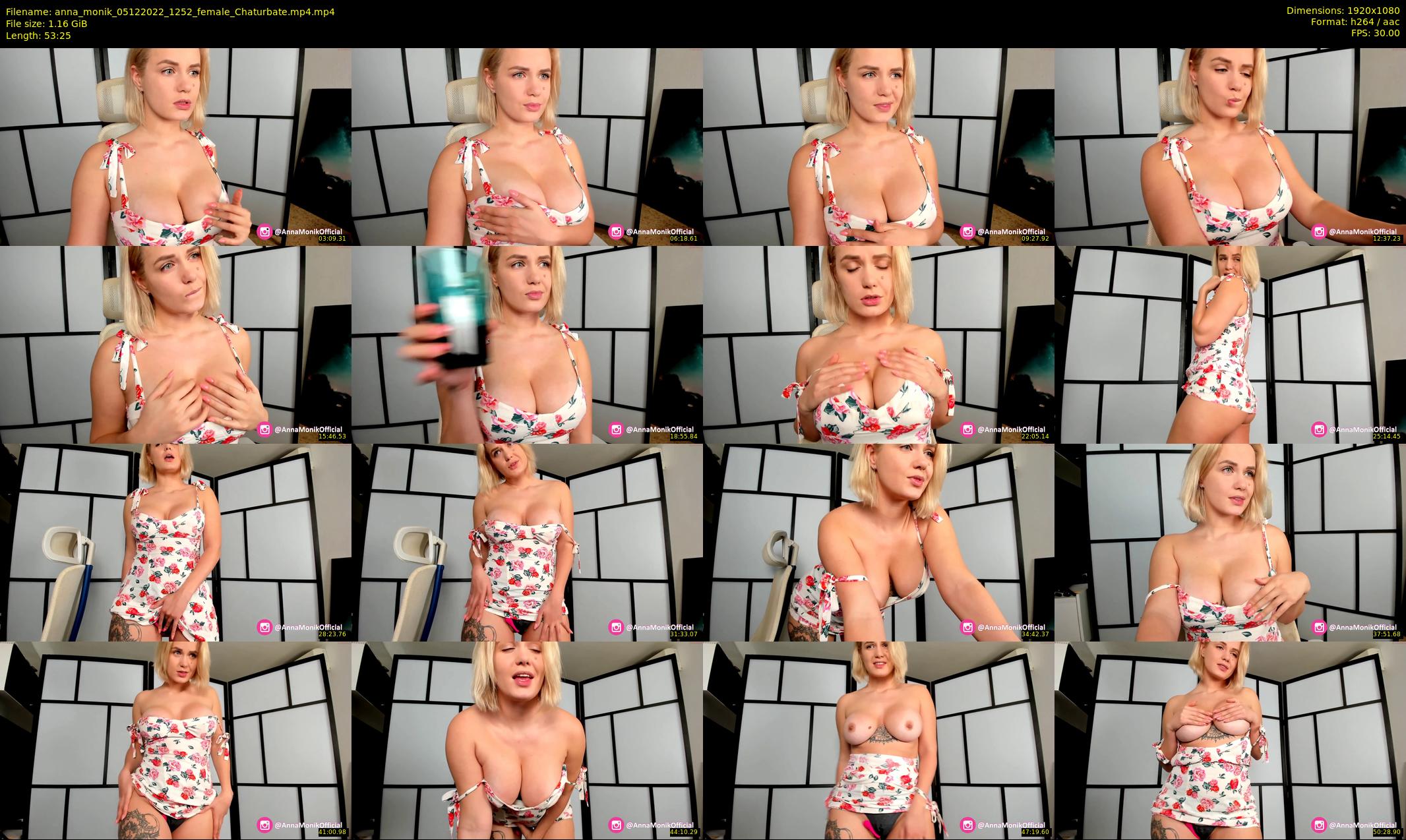 anna_monik — 54 minute Chaturbate couple cam show recording, 1080p, Dec 5, 2022