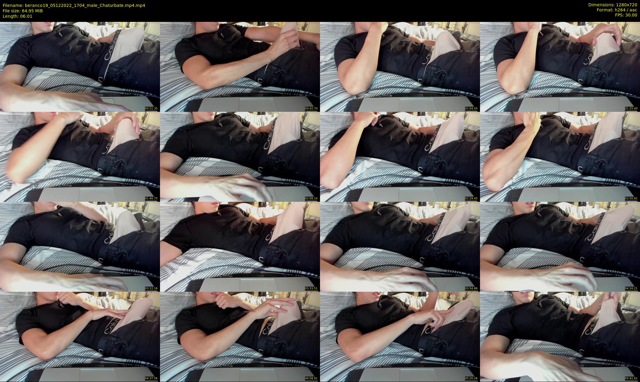 beranco19 — 7 minute Chaturbate male cam show recording, 720p, Dec 5, 2022