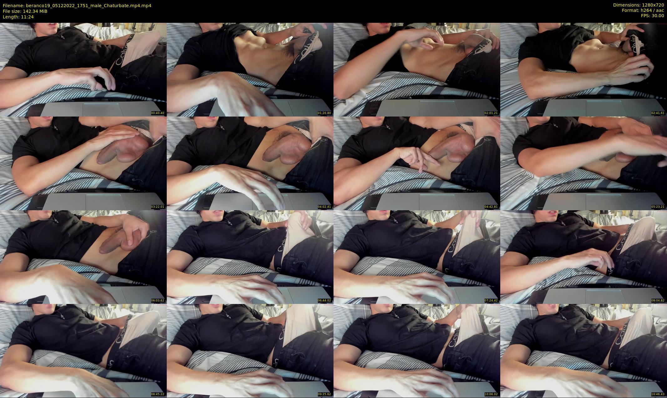 beranco19 — 12 minute Chaturbate male cam show recording, 720p, Dec 5, 2022