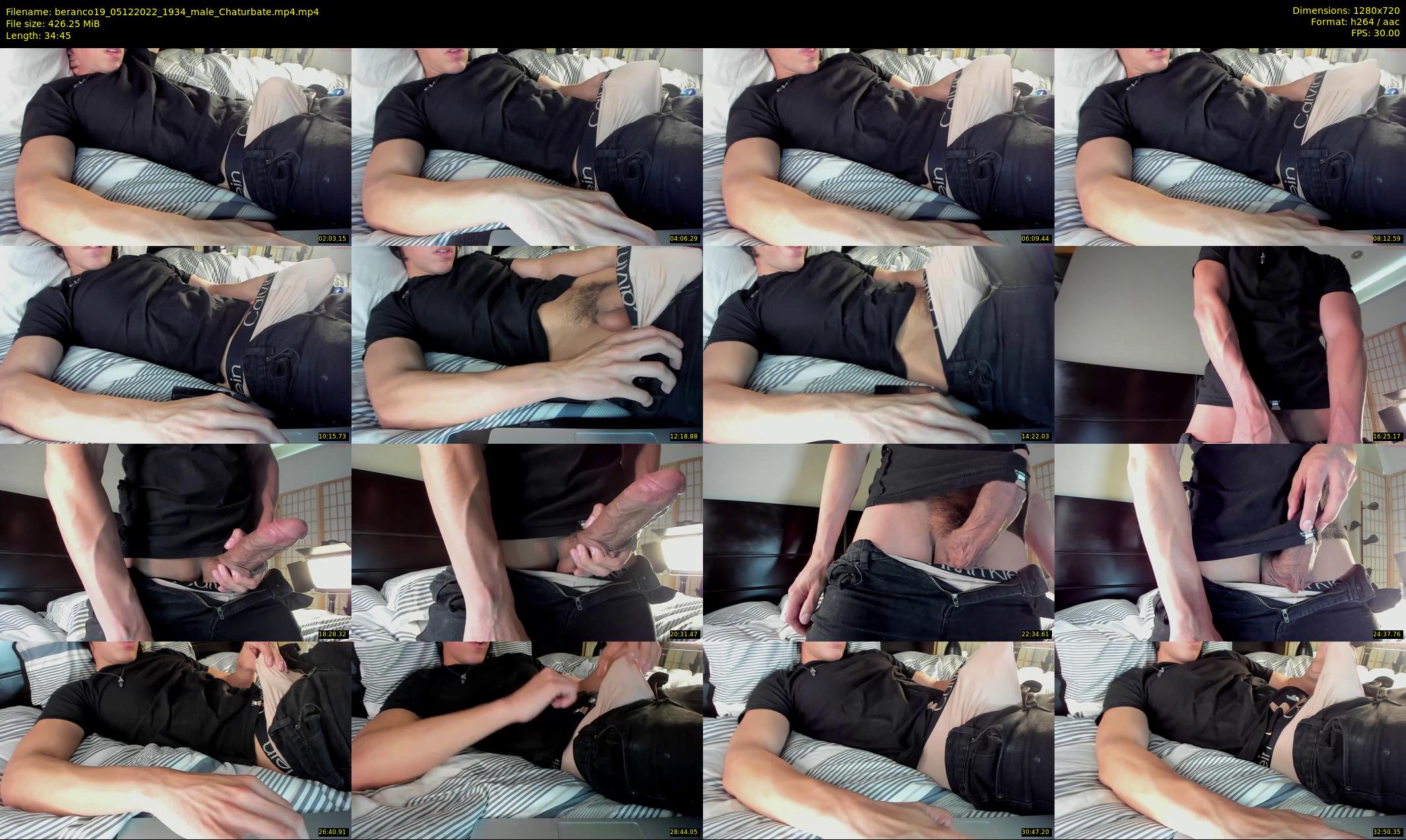 beranco19 — 35 minute Chaturbate male cam show recording, 720p, Dec 5, 2022