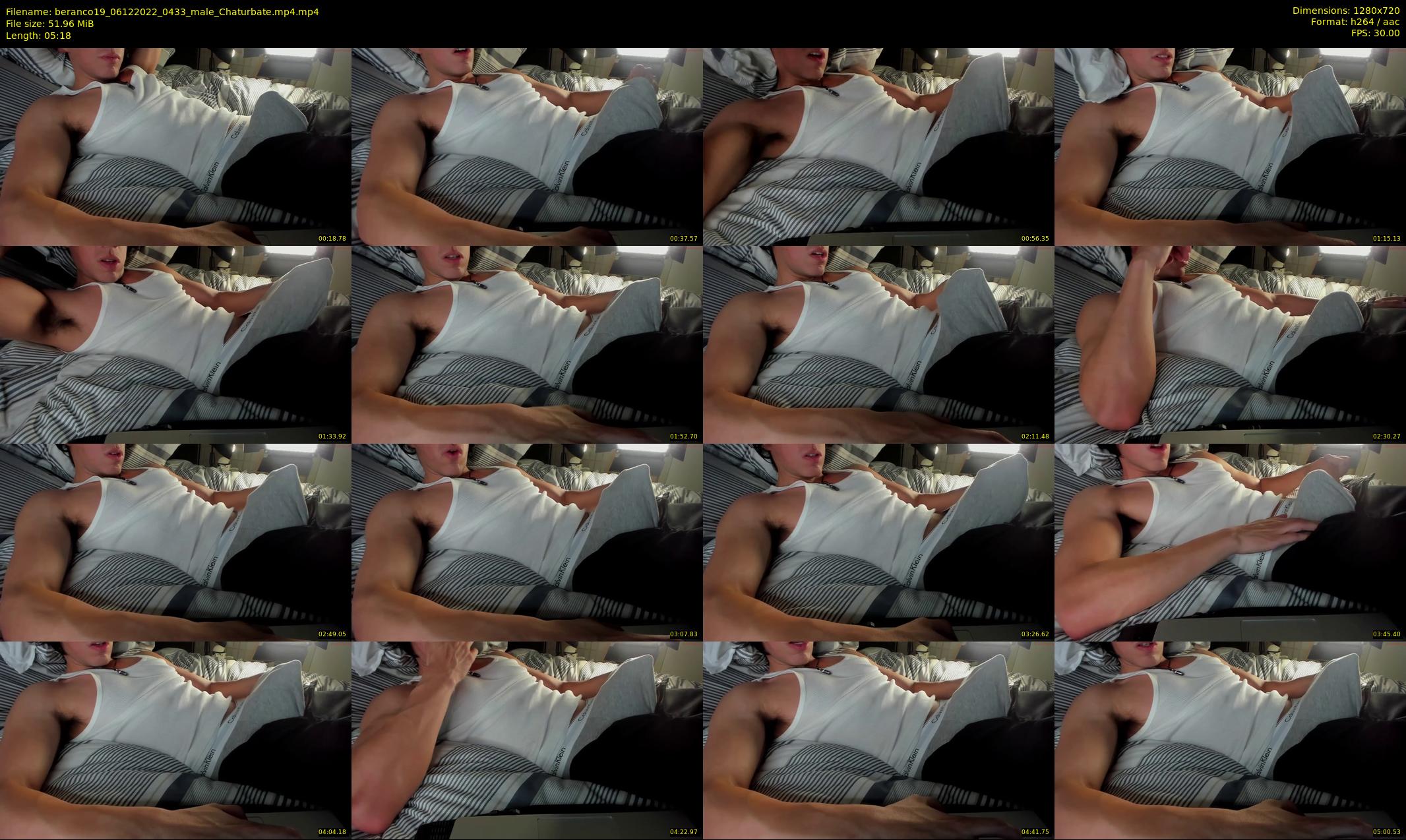 beranco19 — 6 minute Chaturbate male cam show recording, 720p, Dec 6, 2022
