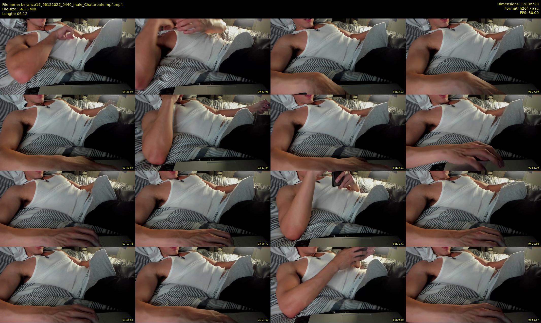 beranco19 — 7 minute Chaturbate male cam show recording, 720p, Dec 6, 2022