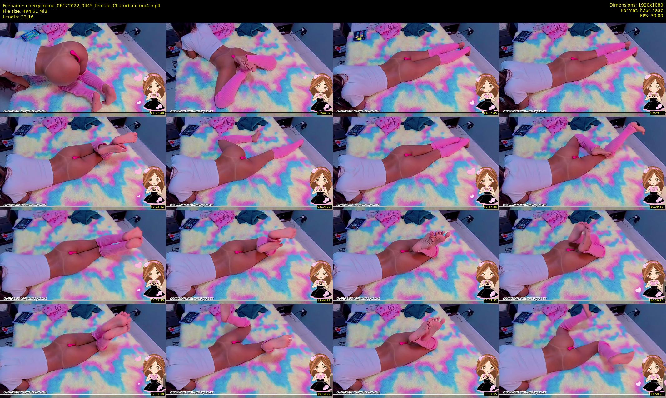 cherrycreme — 24 minute Chaturbate female cam show recording, 1080p, Dec 6, 2022
