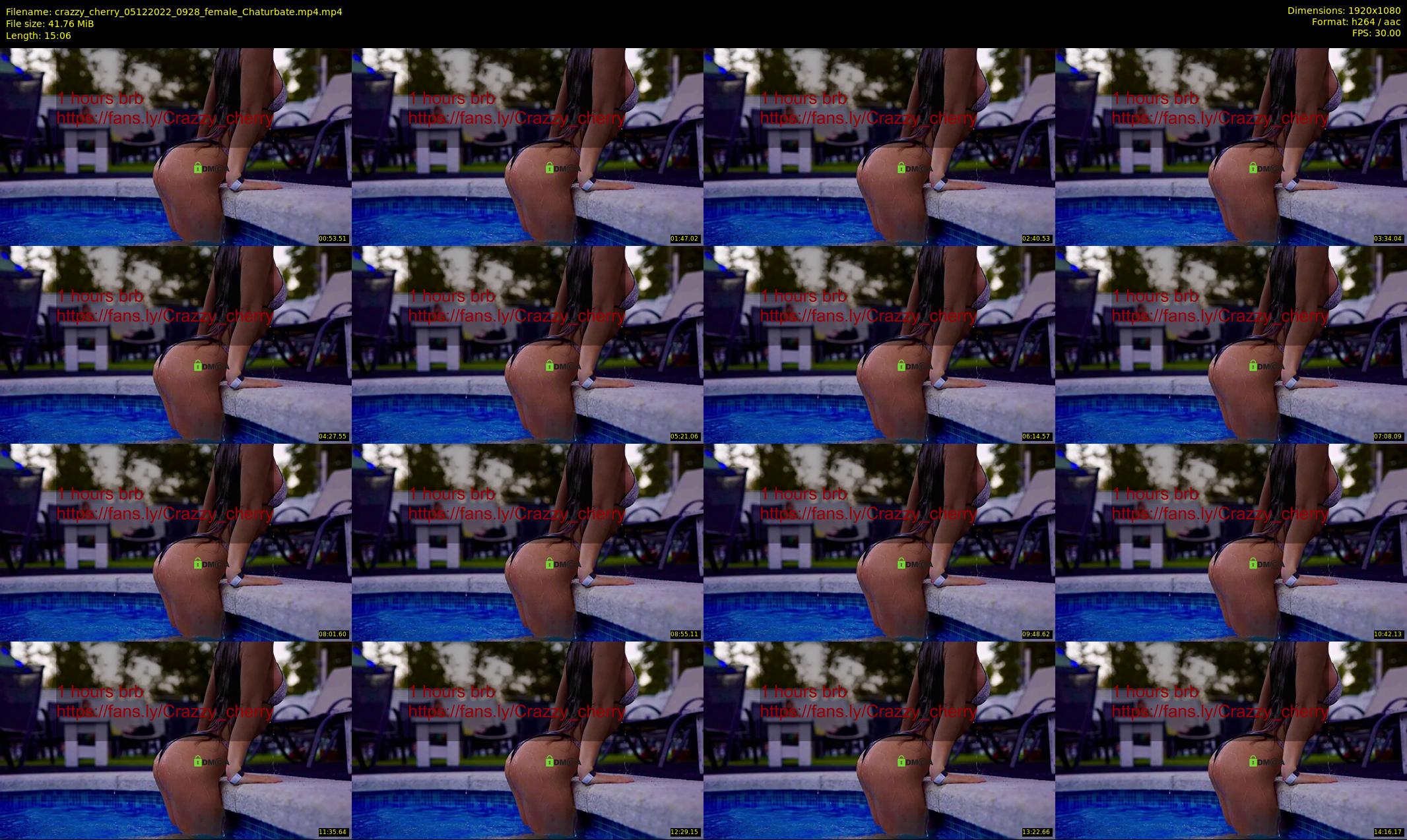 crazzy_cherry — 16 minute Chaturbate female cam show recording, 1080p, Dec 5, 2022