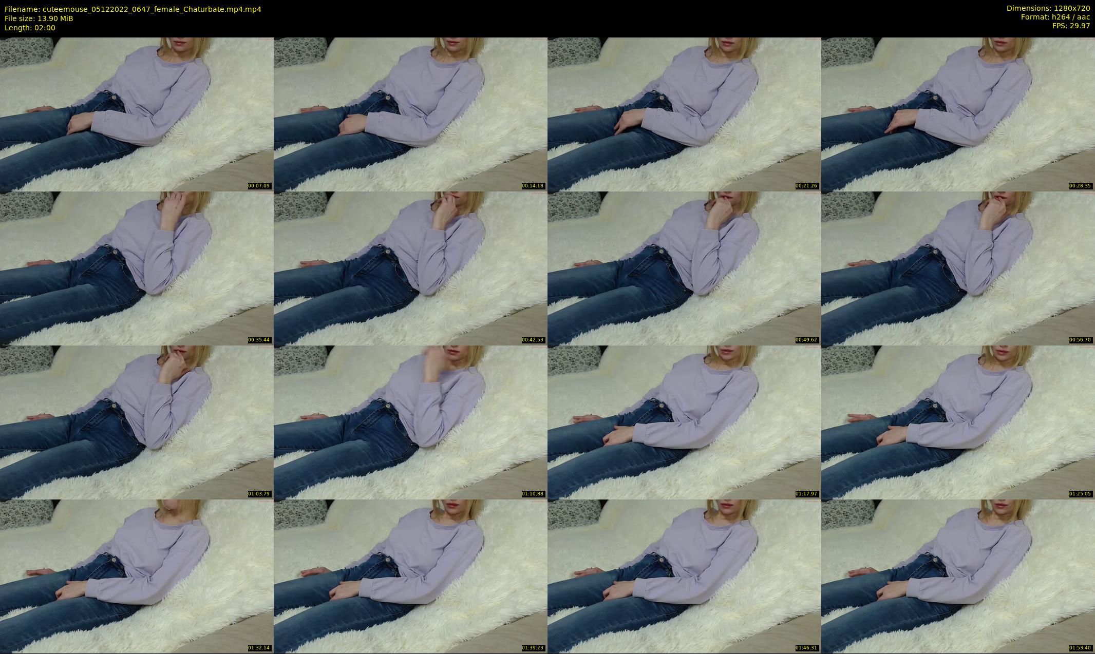 cuteemouse — 2 minute Chaturbate female cam show recording, 720p, Dec 5, 2022