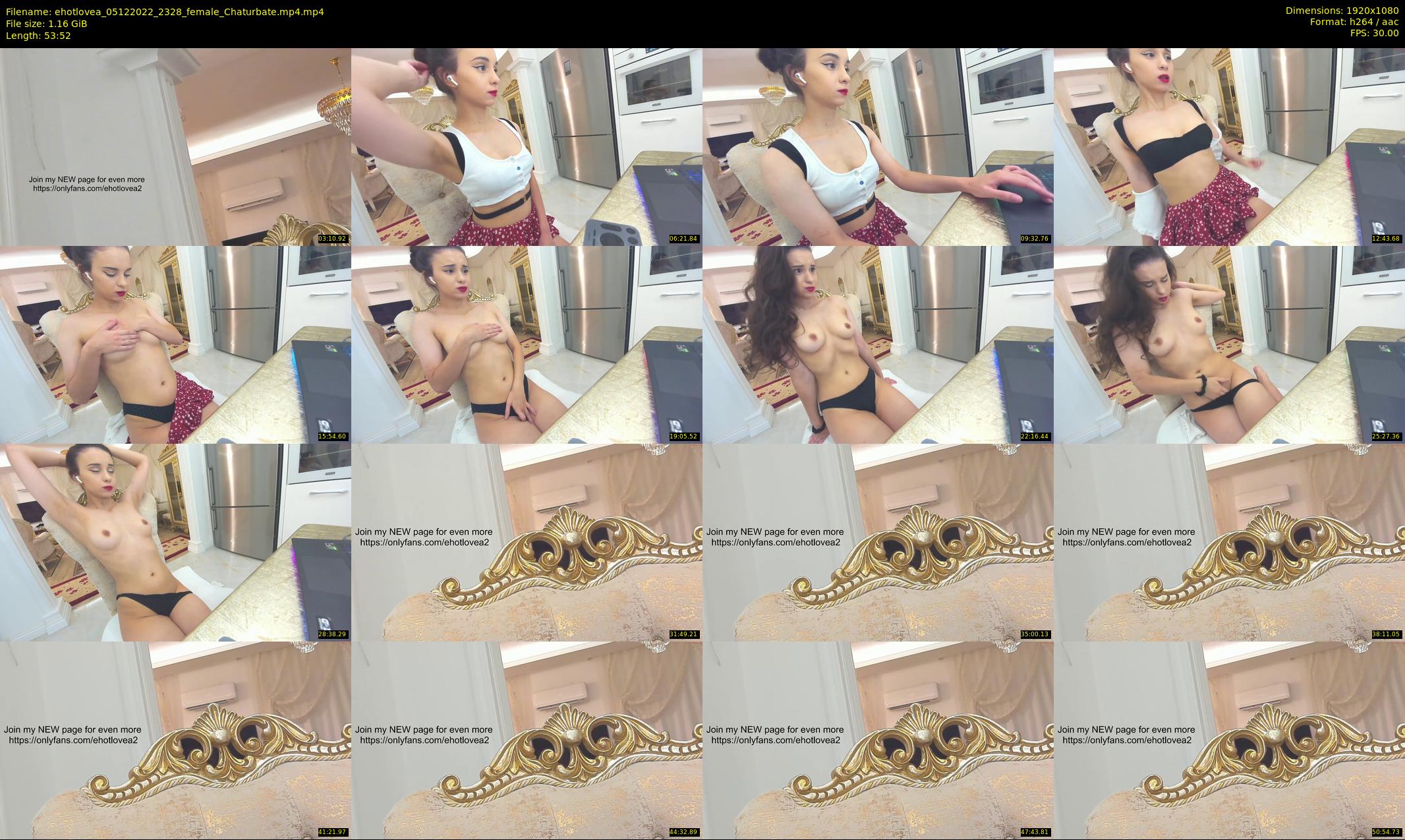 ehotlovea — 54 minute Chaturbate female cam show recording, 1080p, Dec 5, 2022