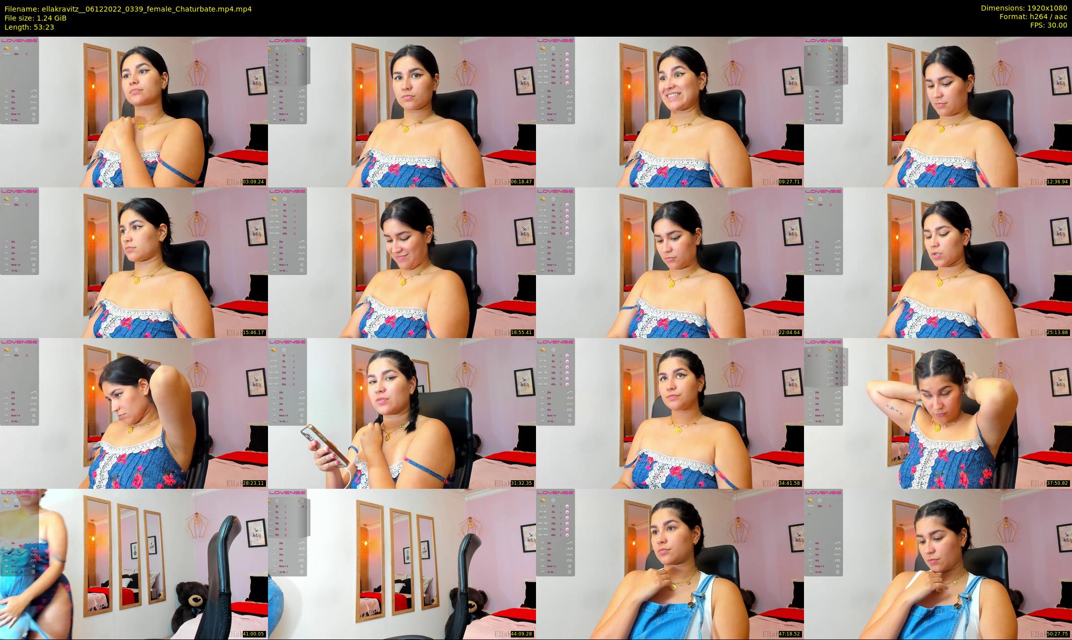 ellakravitz_ — 54 minute Chaturbate female cam show recording, 1080p, Dec 6, 2022
