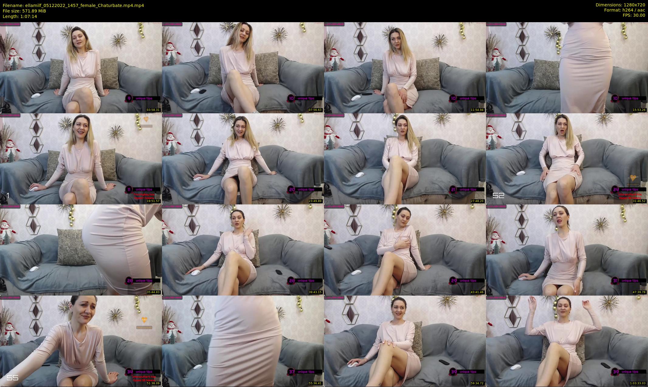 ellamilf — 68 minute Chaturbate female cam show recording, 720p, Dec 5, 2022