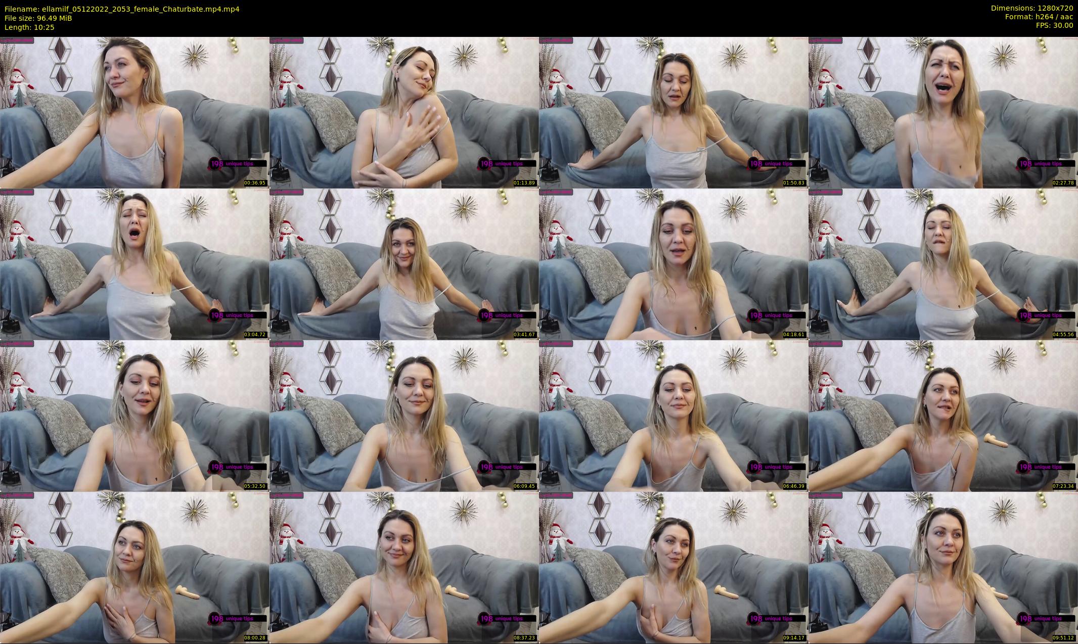 ellamilf — 11 minute Chaturbate female cam show recording, 720p, Dec 5, 2022