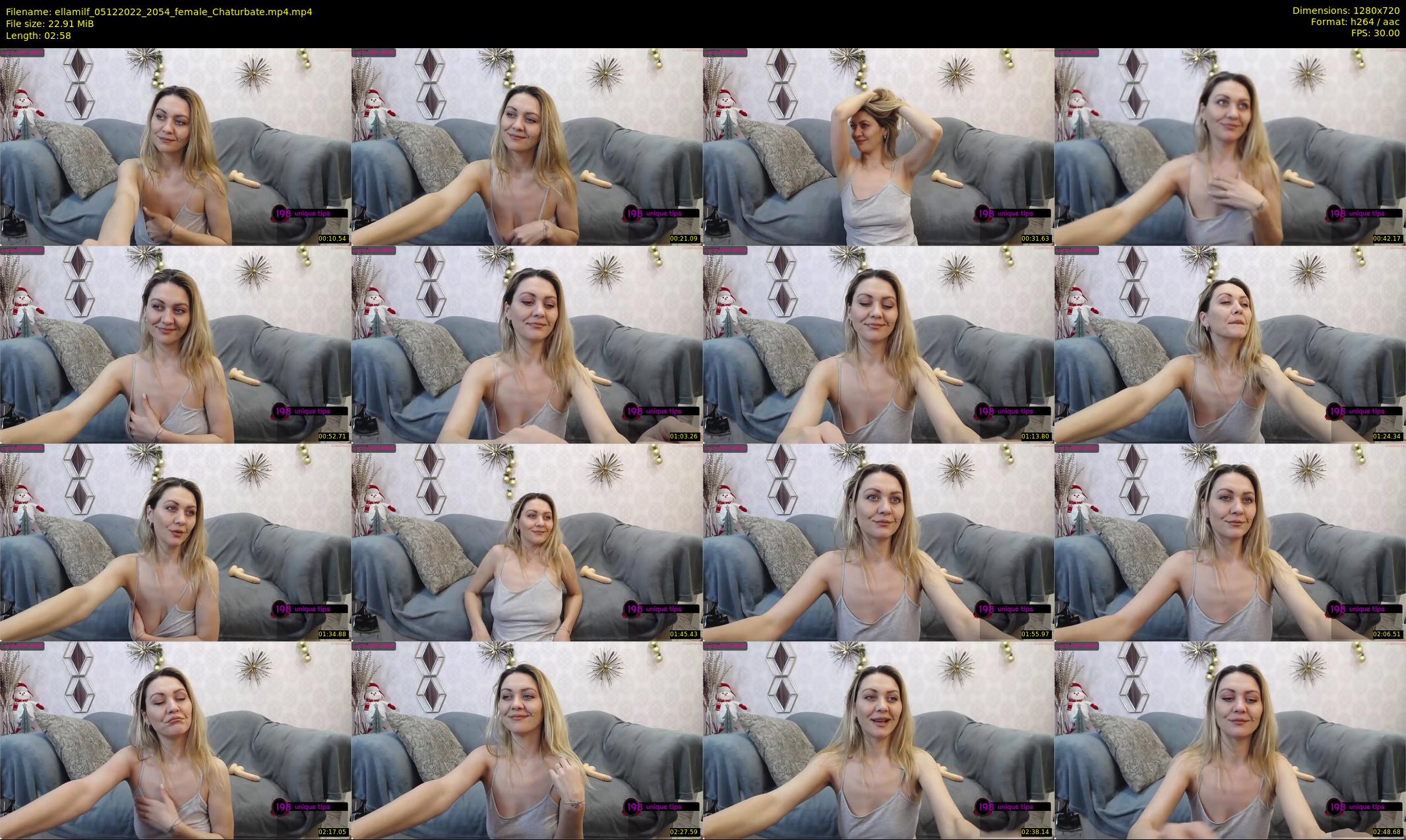 ellamilf — 3 minute Chaturbate female cam show recording, 720p, Dec 5, 2022