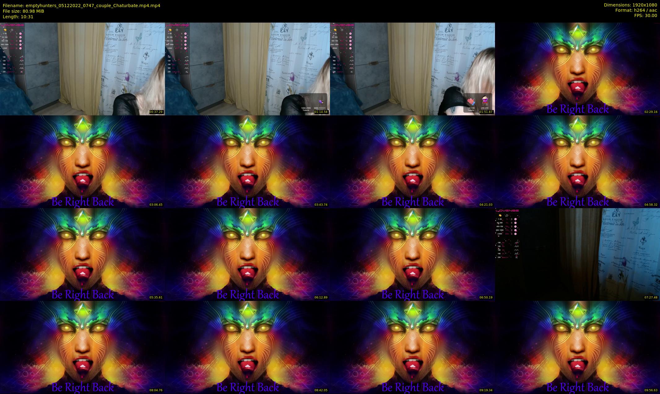 emptyhunters — 11 minute Chaturbate couple cam show recording, 1080p, Dec 5, 2022
