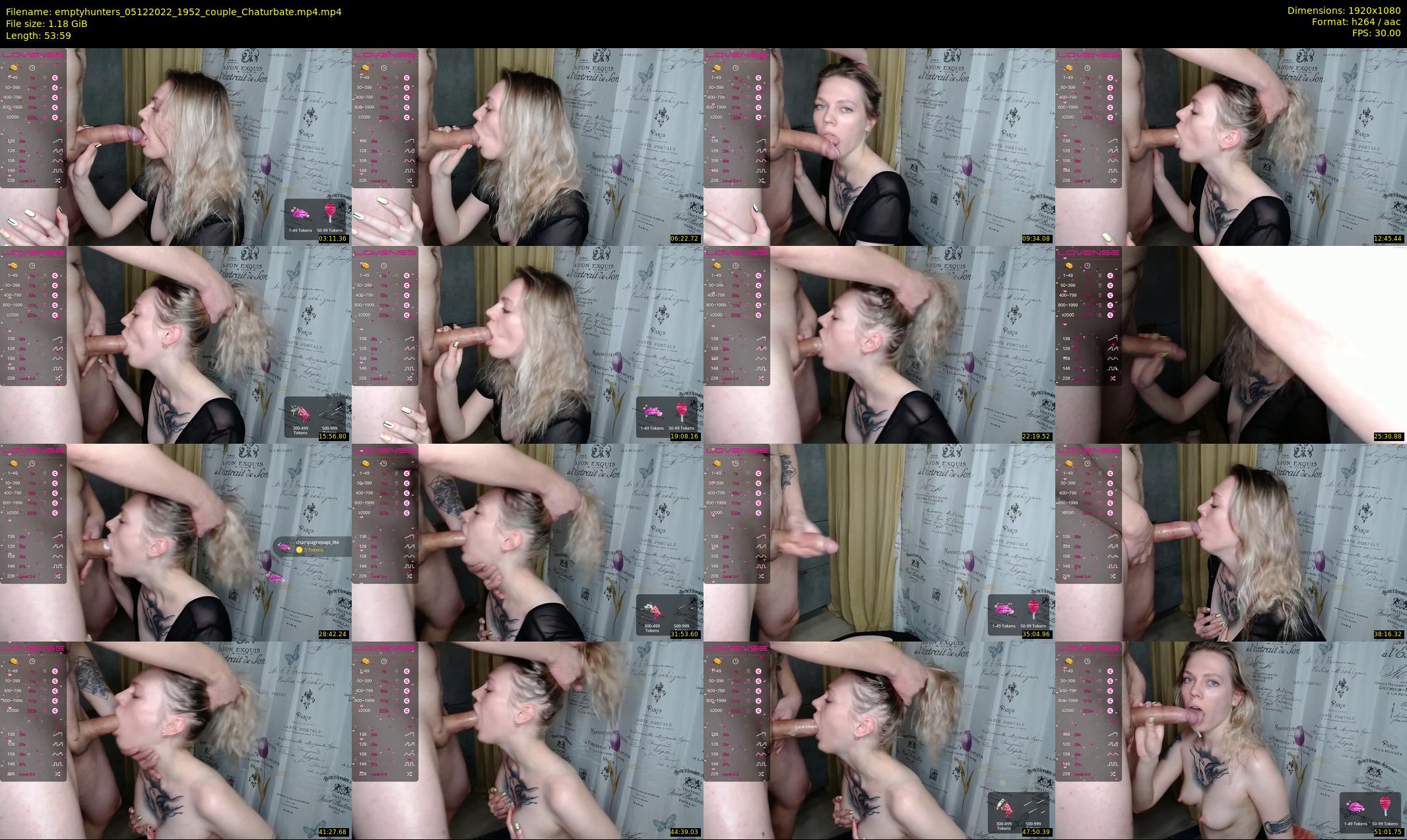 emptyhunters — 54 minute Chaturbate couple cam show recording, 1080p, Dec 5, 2022