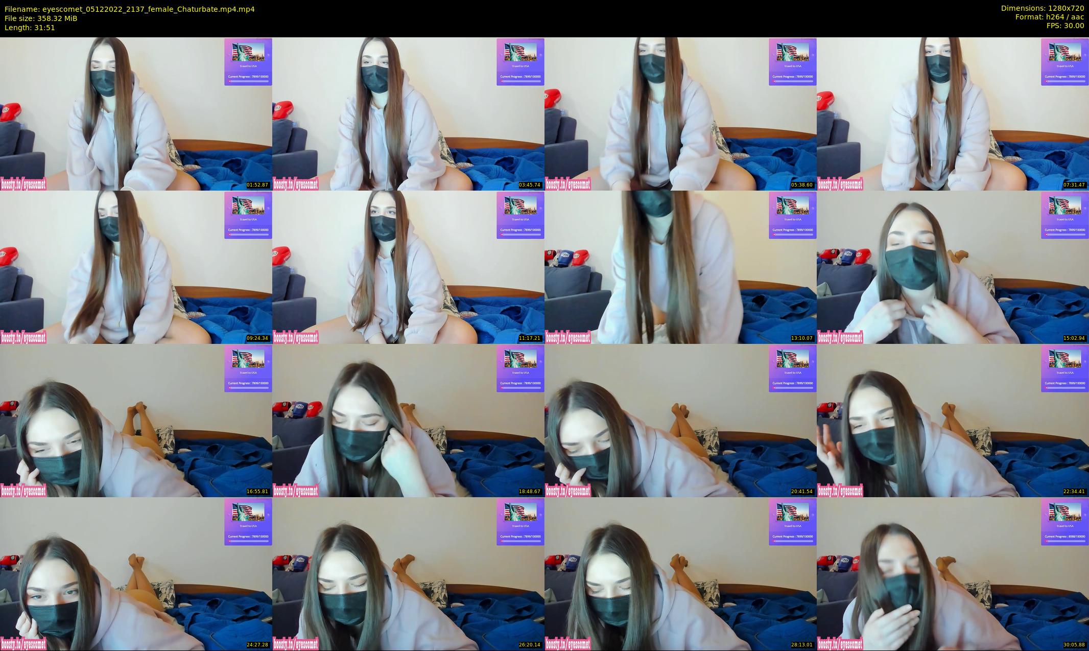 eyescomet — 32 minute Chaturbate female cam show recording, 720p, Dec 5, 2022