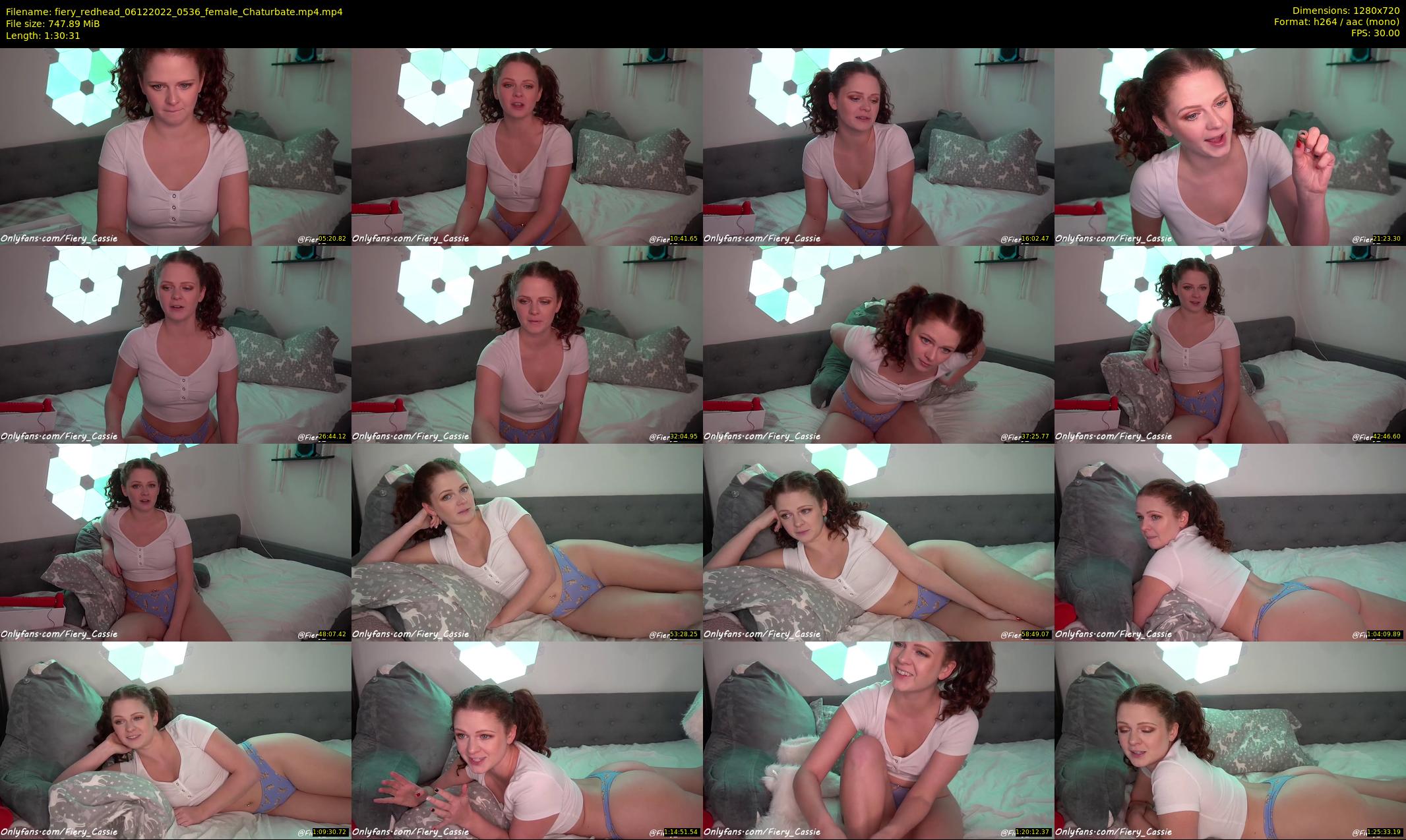 fiery_redhead — 91 minute Chaturbate female cam show recording, 720p, Dec 6, 2022