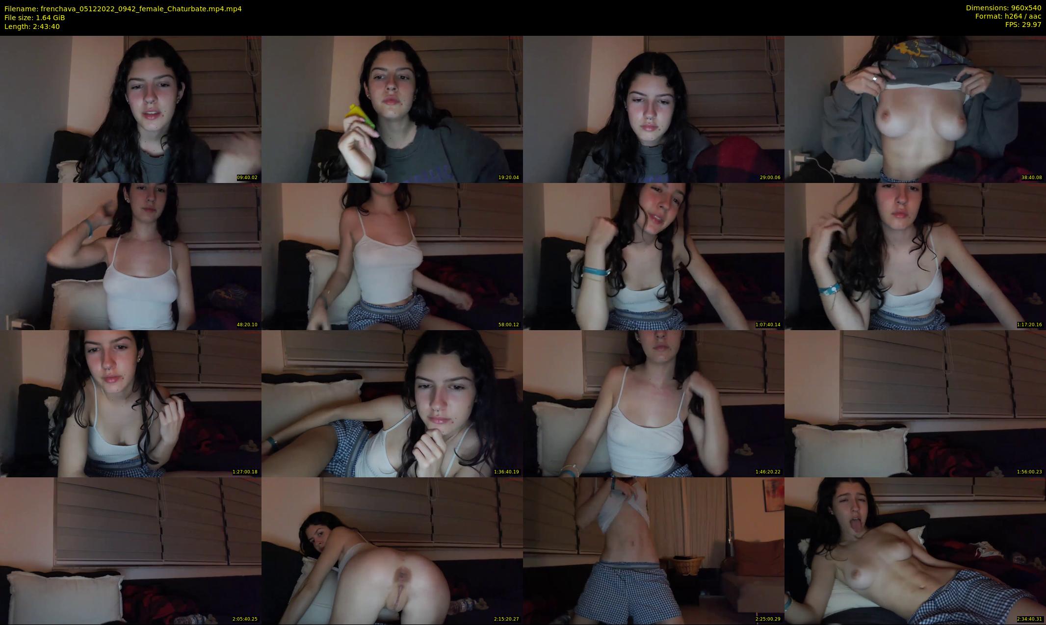 frenchava — 164 minute Chaturbate female cam show recording, 480p, Dec 5, 2022