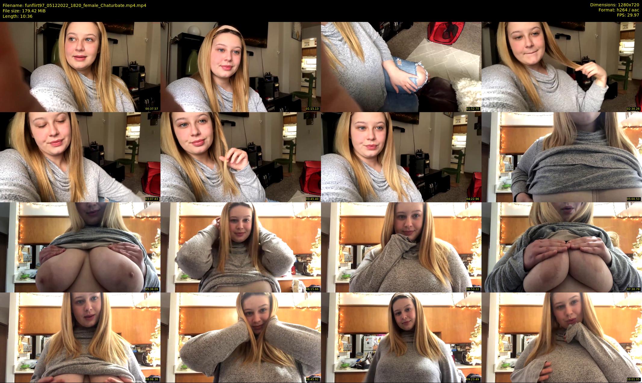 funflirt97 — 11 minute Chaturbate female cam show recording, 720p, Dec 5, 2022