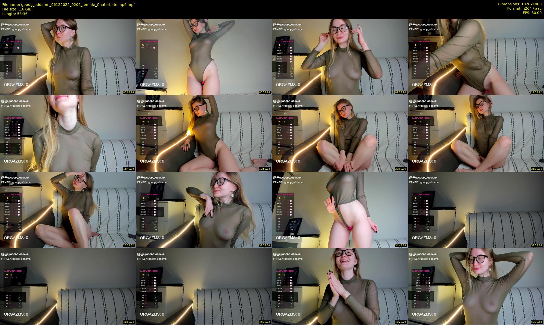goodg_oddamn — 54 minute Chaturbate female cam show recording, 1080p, Dec 6, 2022