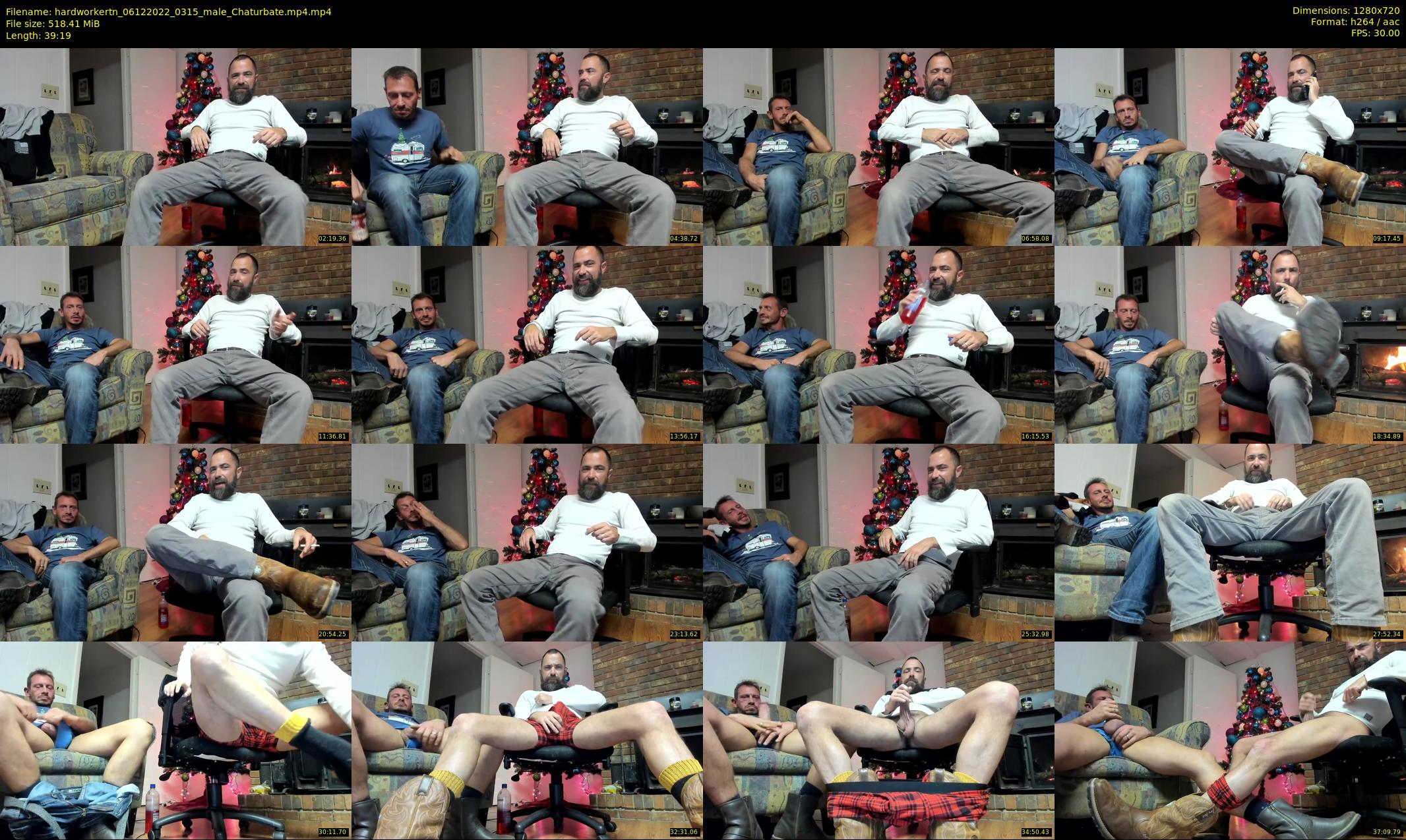 hardworkertn — 40 minute Chaturbate male cam show recording, 720p, Dec 6, 2022