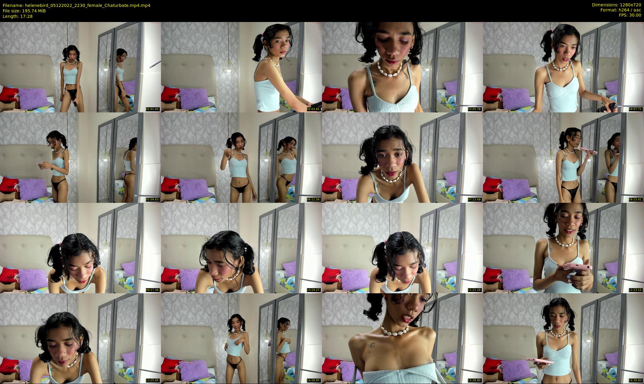 helenebird — 18 minute Chaturbate female cam show recording, 720p, Dec 5, 2022