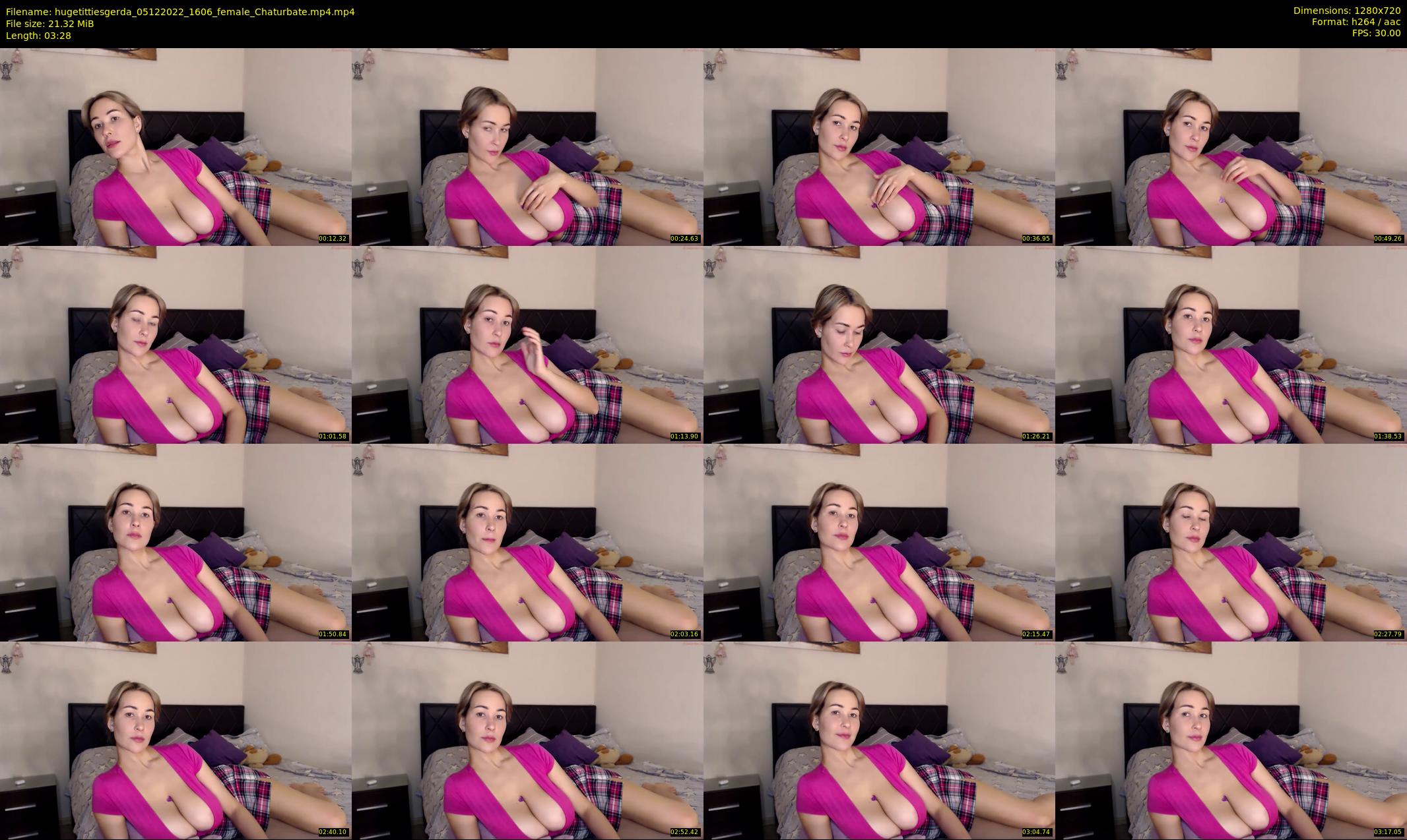 hugetittiesgerda — 4 minute Chaturbate female cam show recording, 720p, Dec 5, 2022