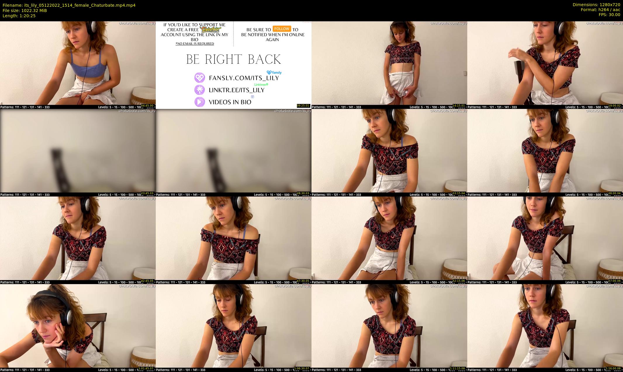 its_lily — 81 minute Chaturbate female cam show recording, 720p, Dec 5, 2022