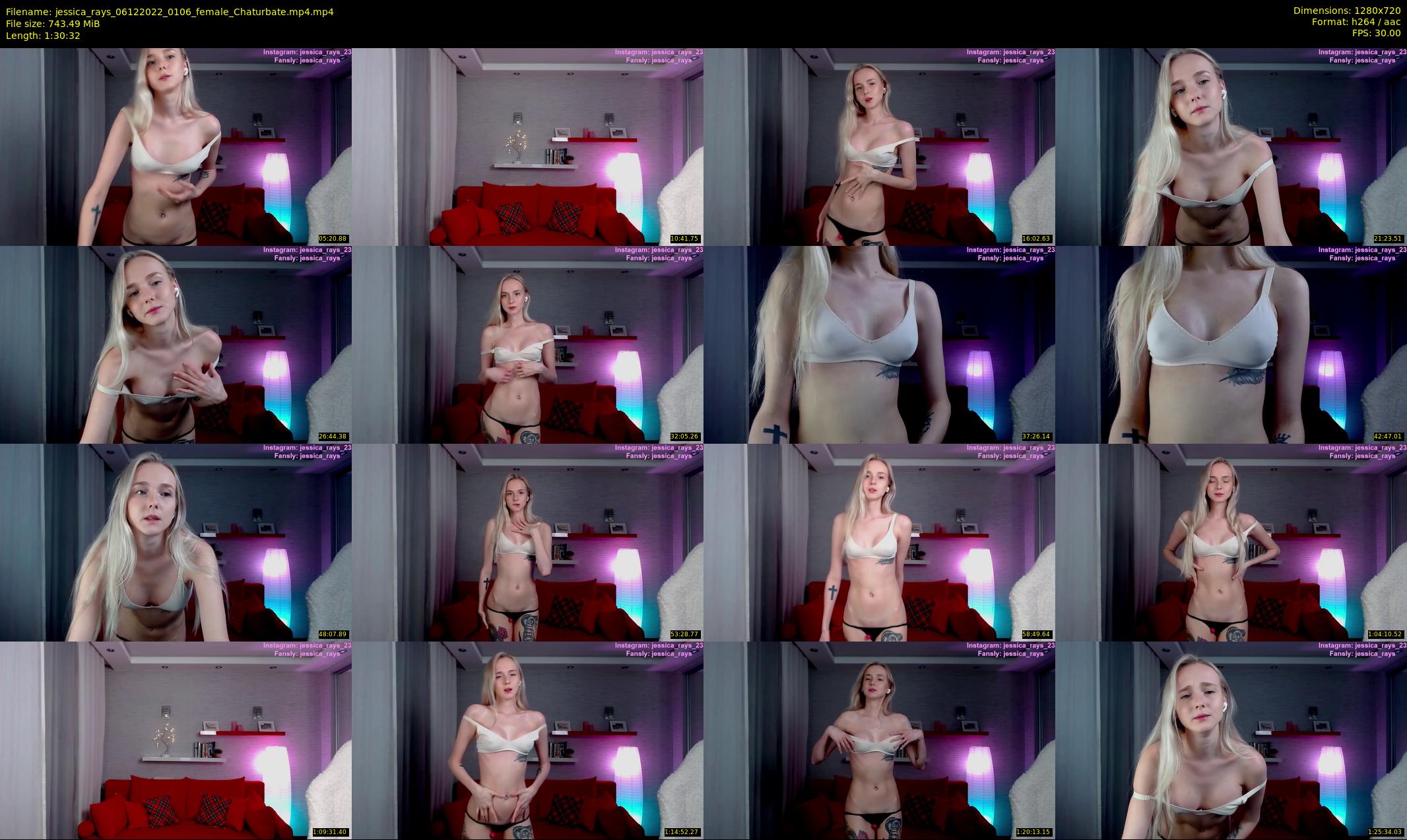 jessica_rays — 91 minute Chaturbate couple cam show recording, 720p, Dec 6, 2022