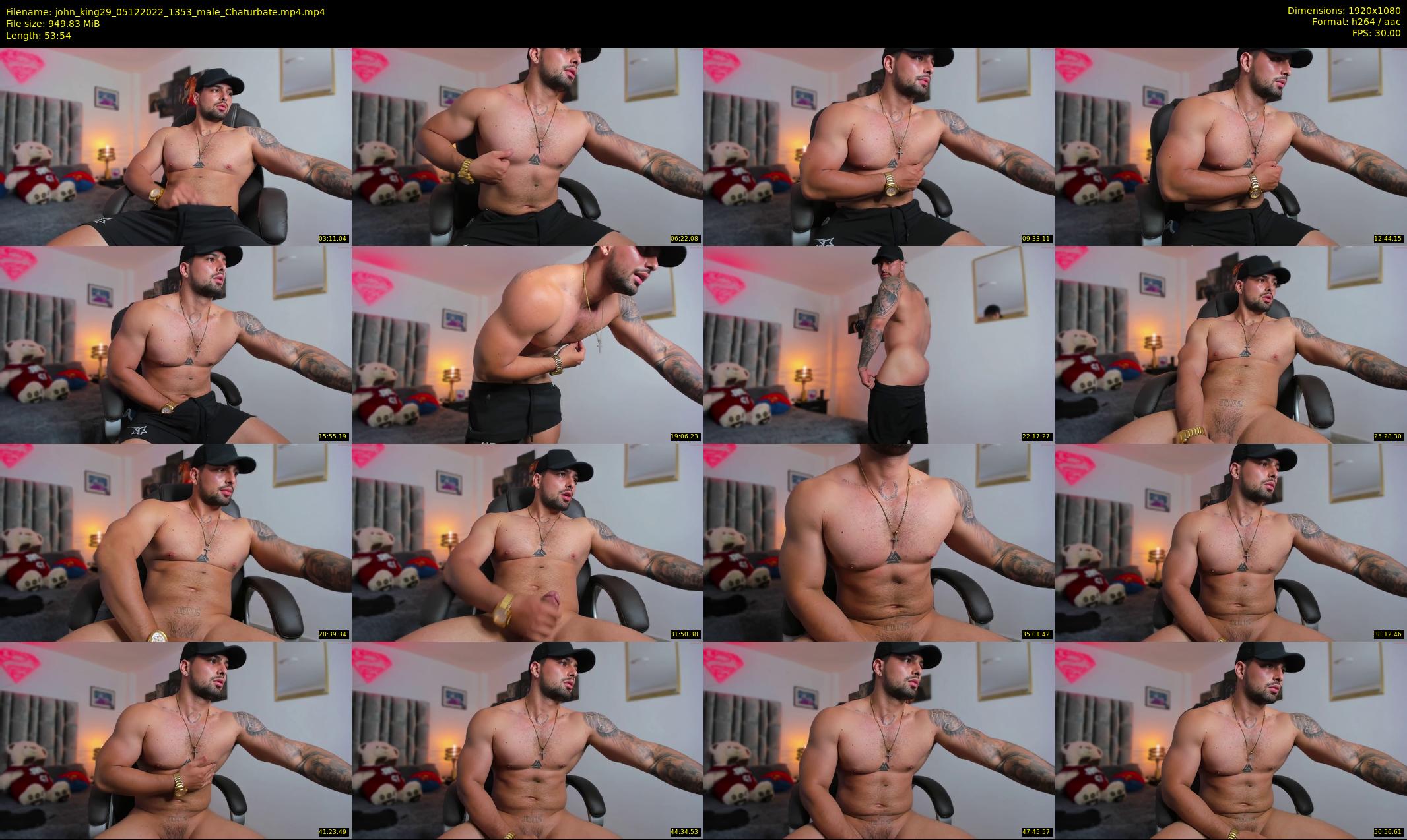 john_king29 — 54 minute Chaturbate male cam show recording, 1080p, Dec 5, 2022