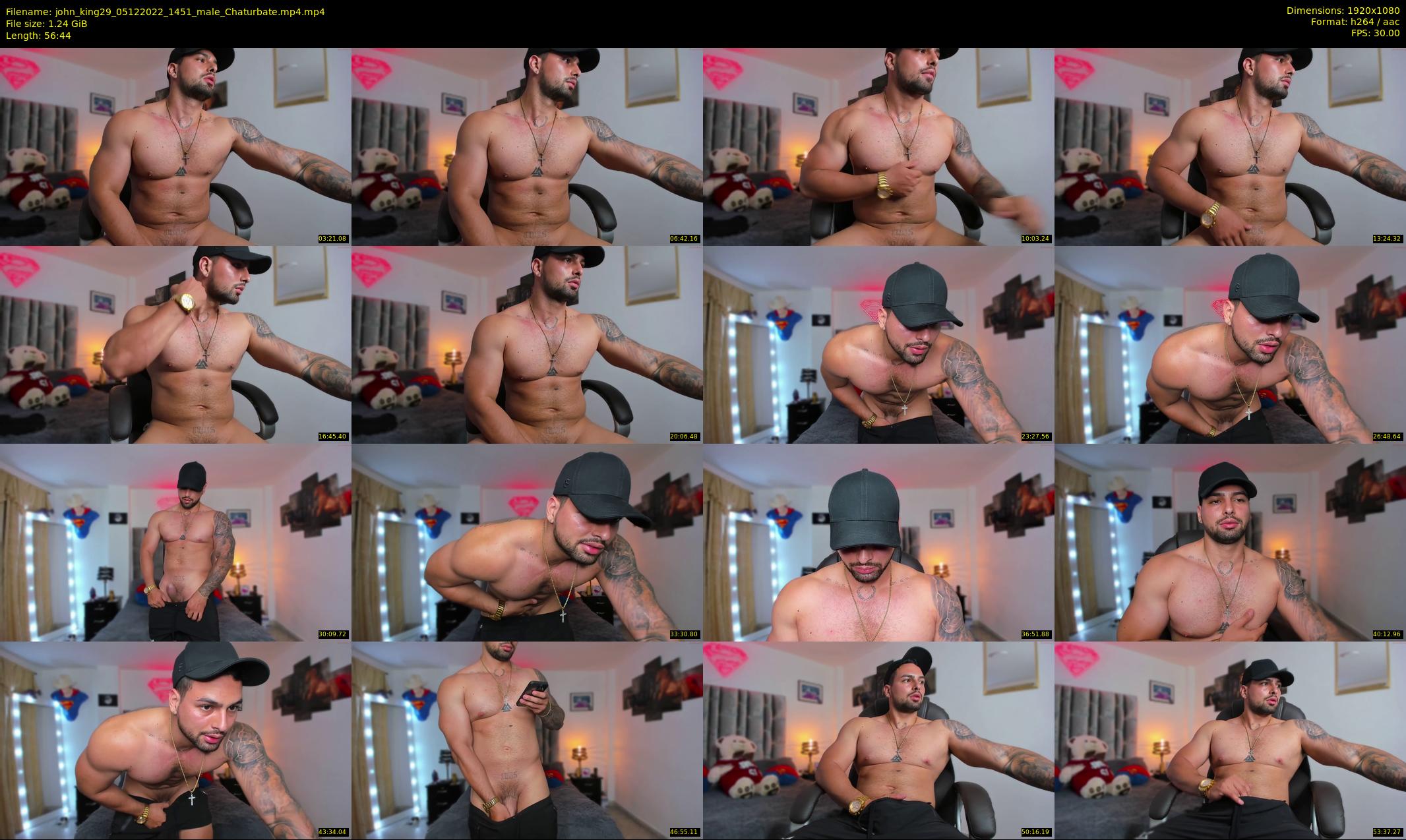 john_king29 — 57 minute Chaturbate male cam show recording, 1080p, Dec 5, 2022