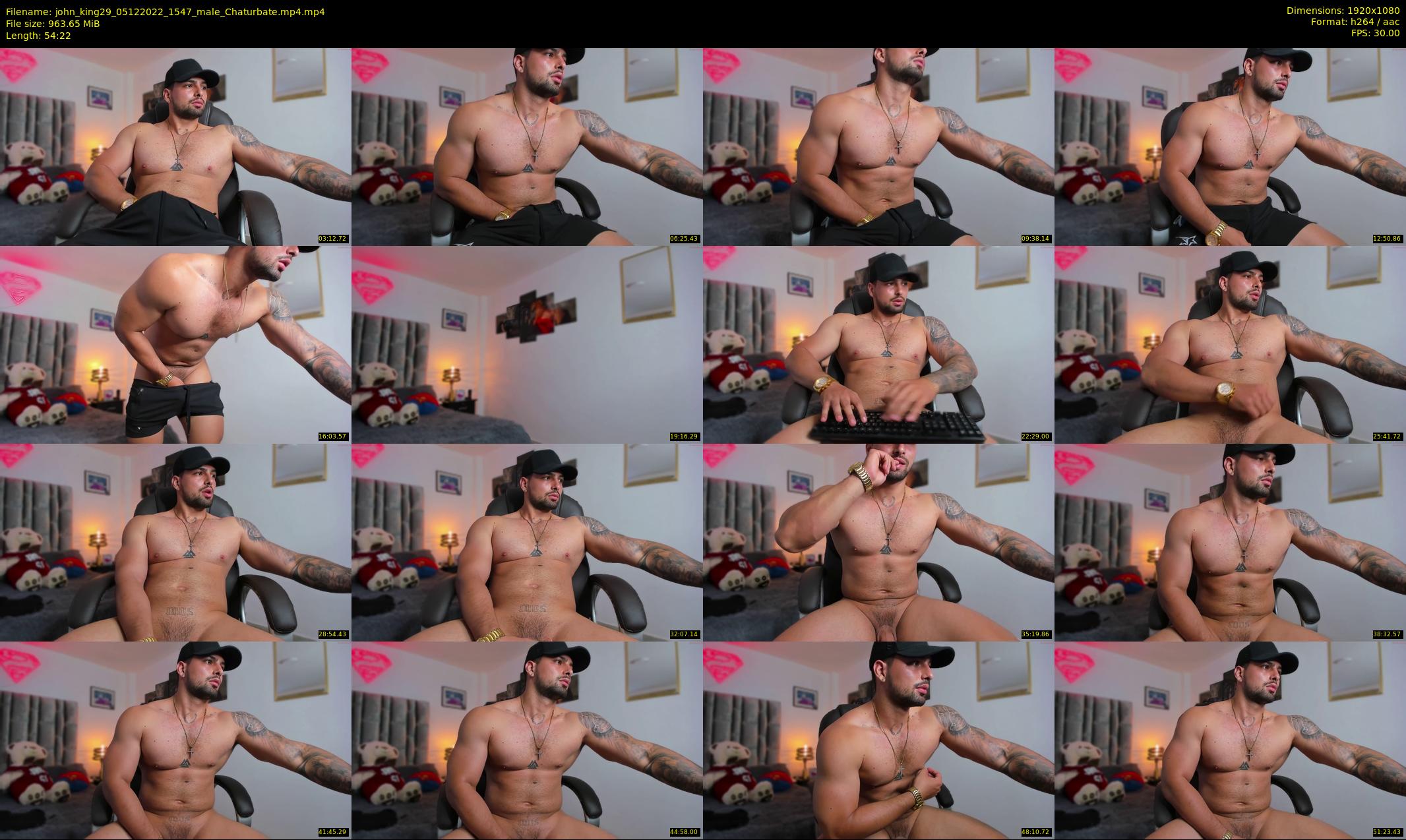 john_king29 — 55 minute Chaturbate male cam show recording, 1080p, Dec 5, 2022