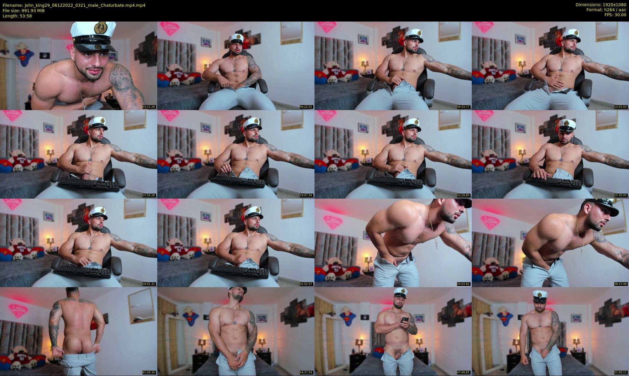 john_king29 — 54 minute Chaturbate male cam show recording, 1080p, Dec 6, 2022