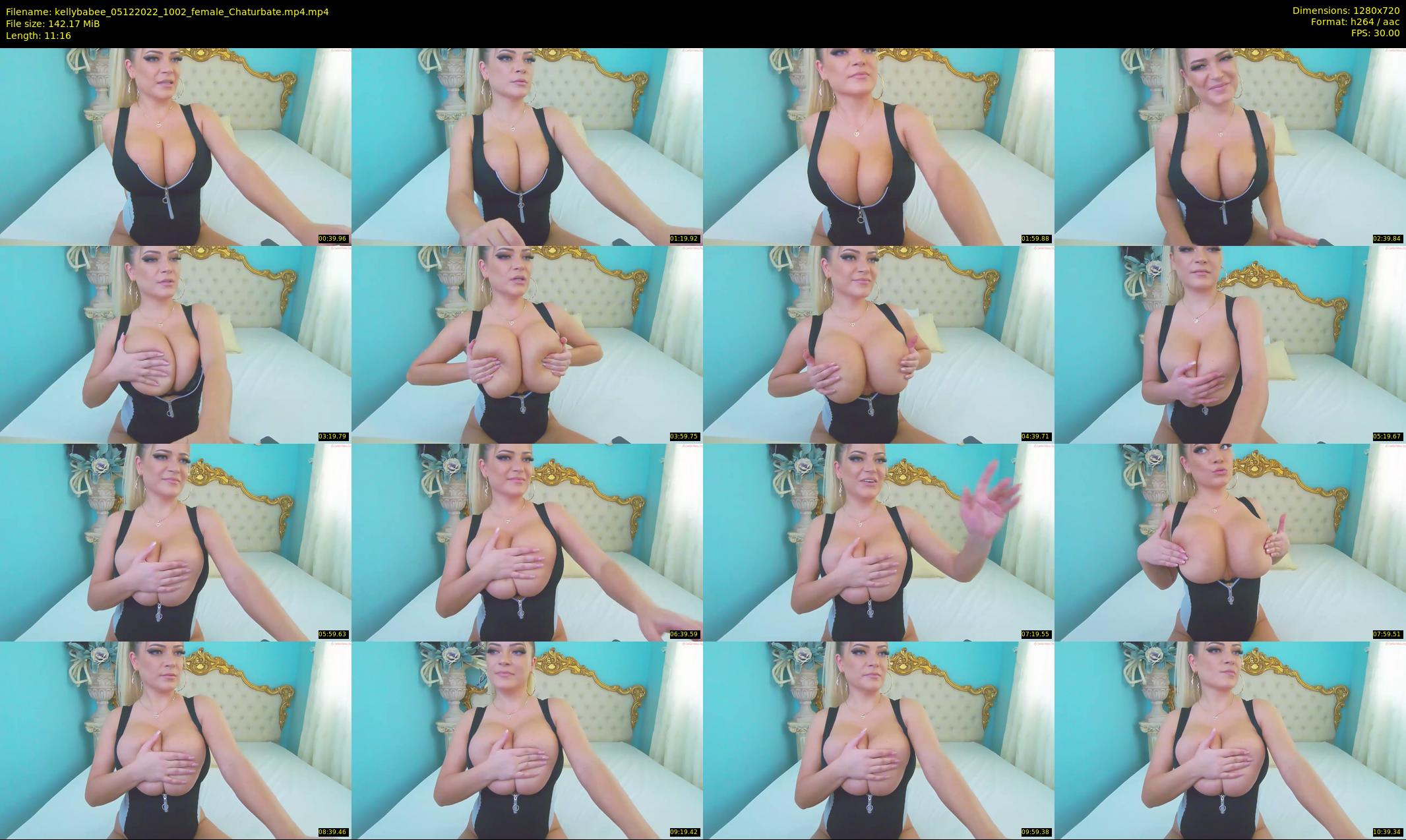kellybabee — 12 minute Chaturbate female cam show recording, 720p, Dec 5, 2022