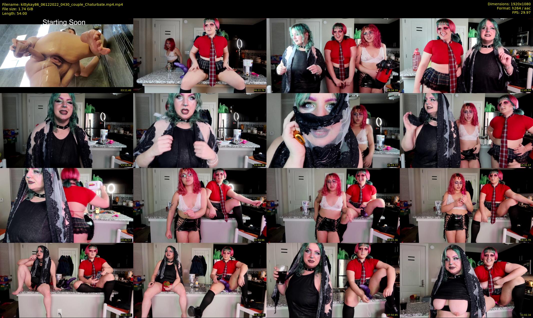 kittykay86 — 54 minute Chaturbate female cam show recording, 1080p, Dec 6, 2022