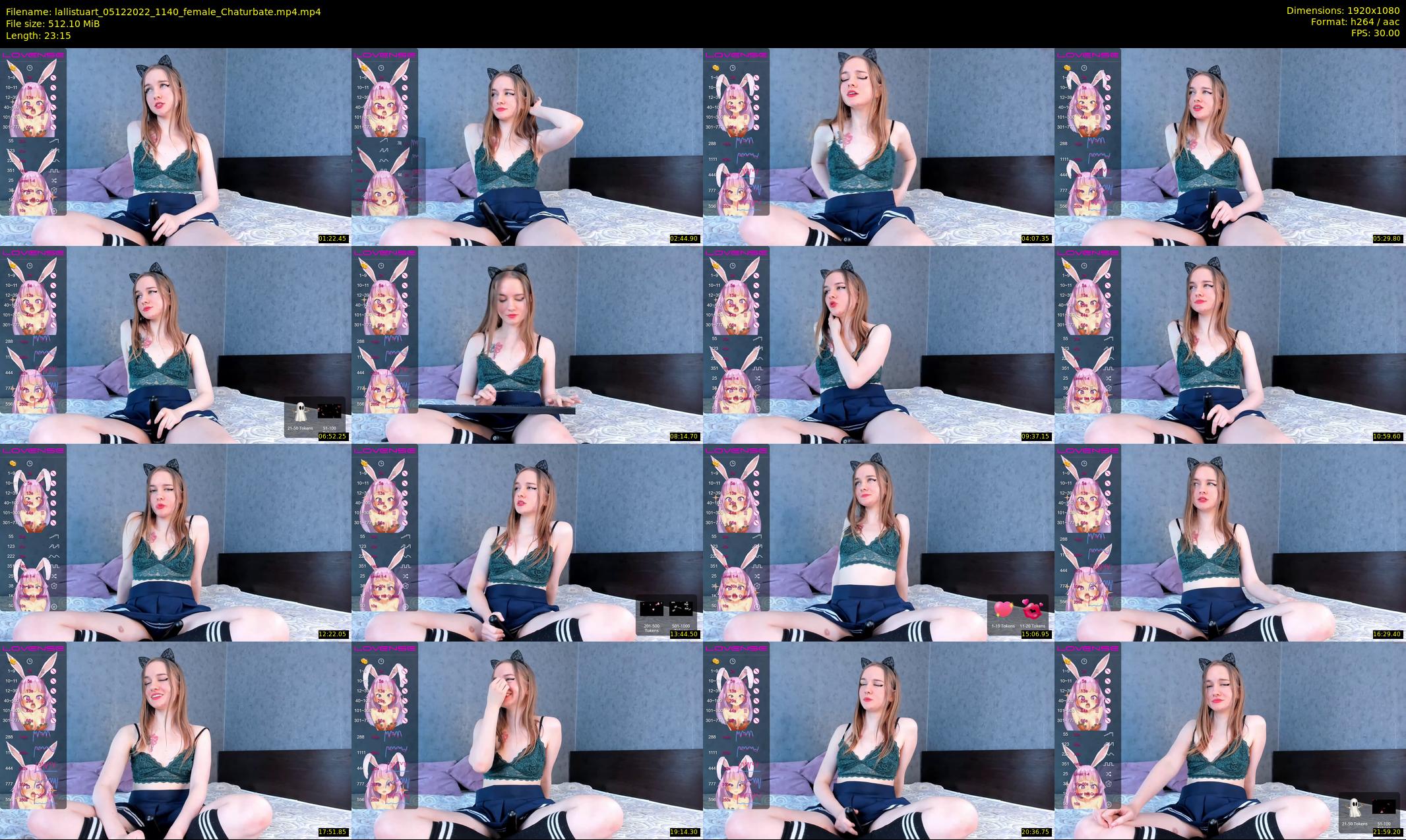 lallistuart — 24 minute Chaturbate female cam show recording, 1080p, Dec 5, 2022