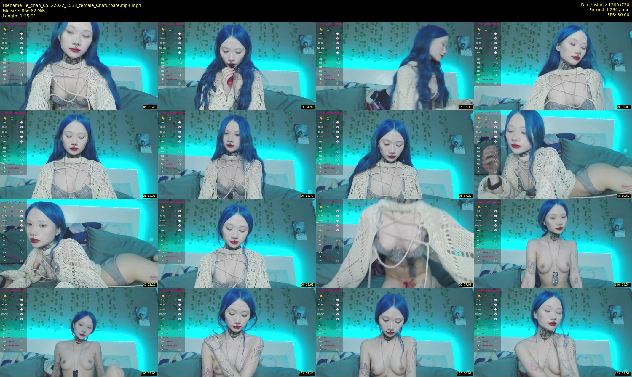 le_chan — 86 minute Chaturbate female cam show recording, 720p, Dec 5, 2022