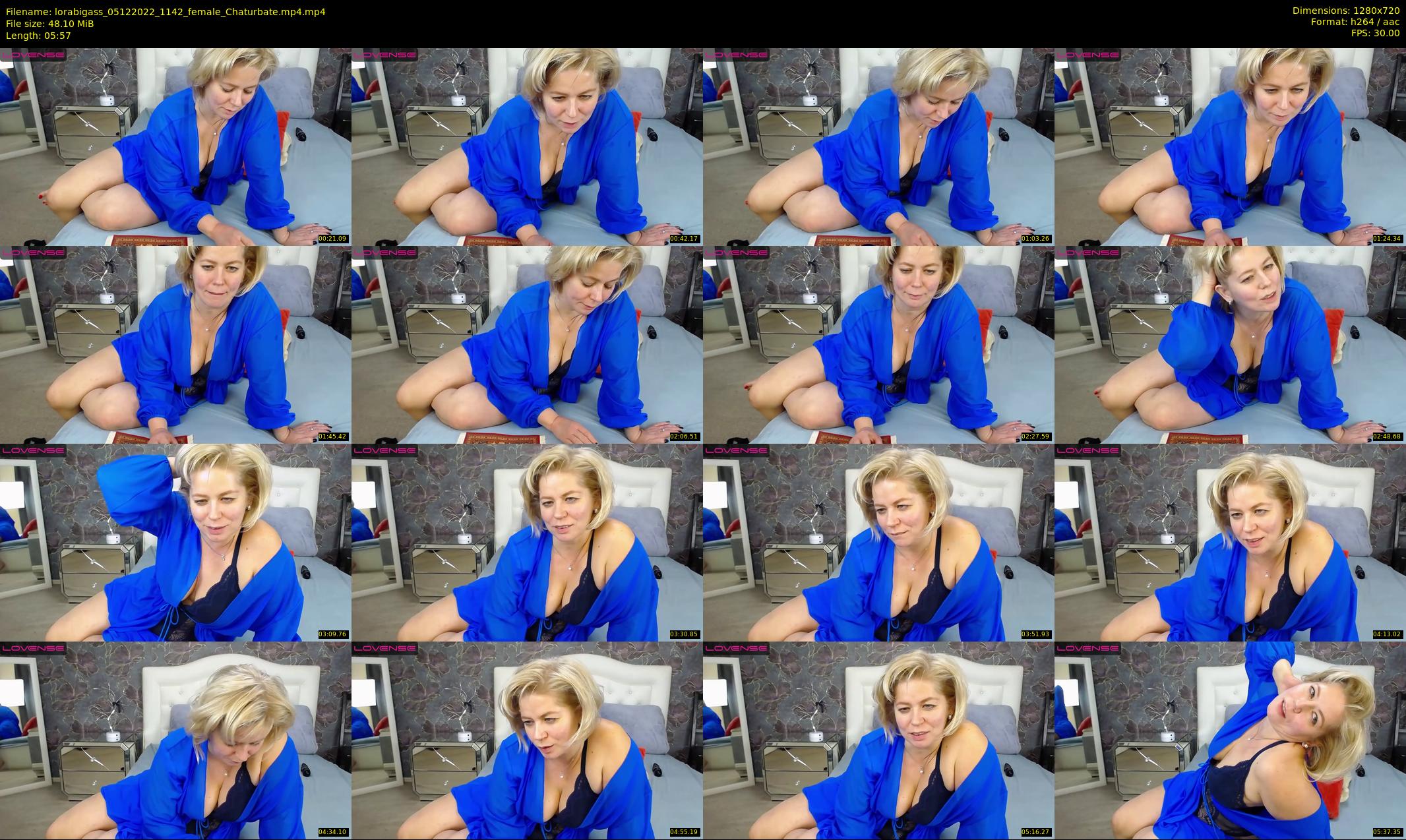 lorabigass — 6 minute Chaturbate female cam show recording, 720p, Dec 5, 2022