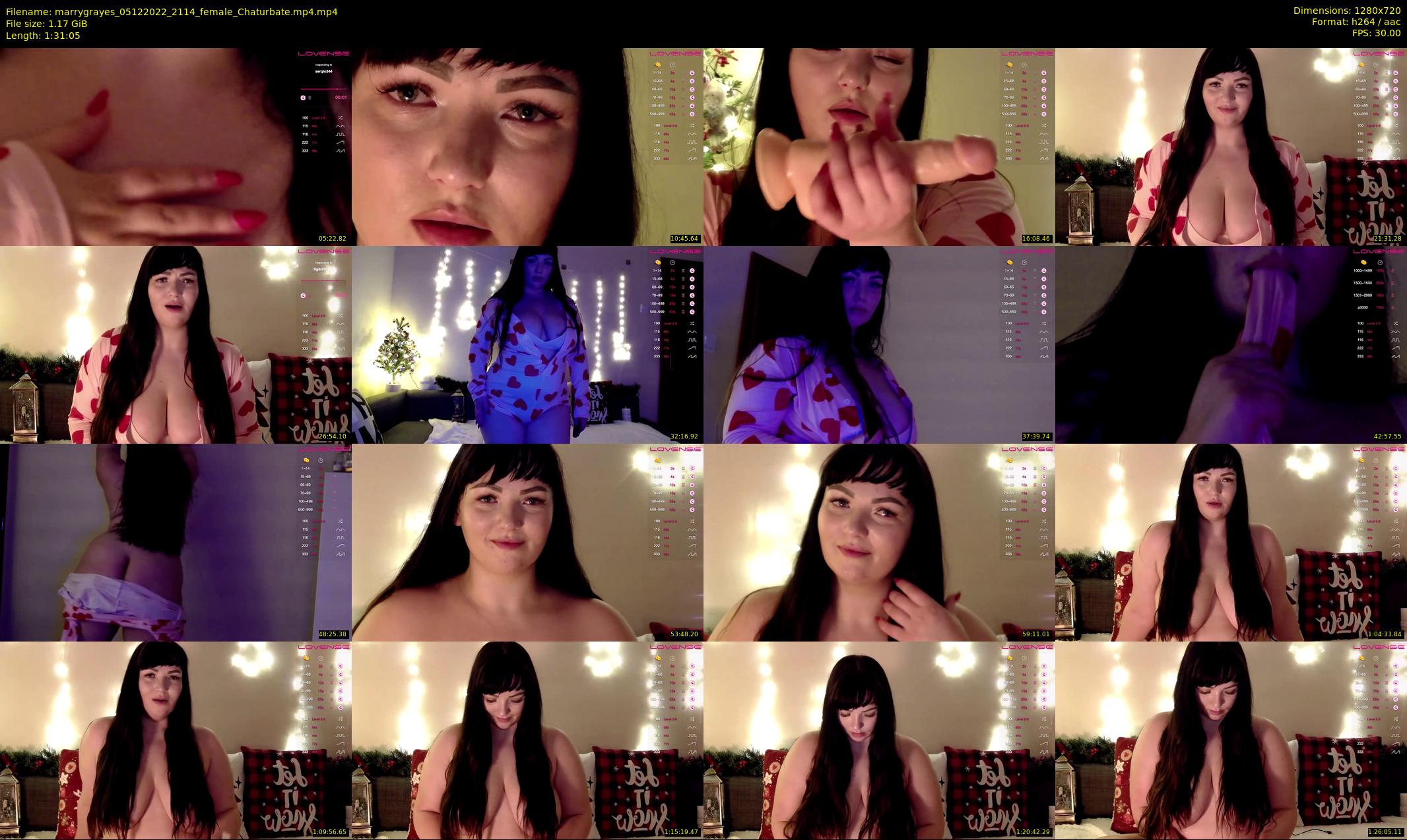 marrygrayes — 92 minute Chaturbate female cam show recording, 720p, Dec 5, 2022