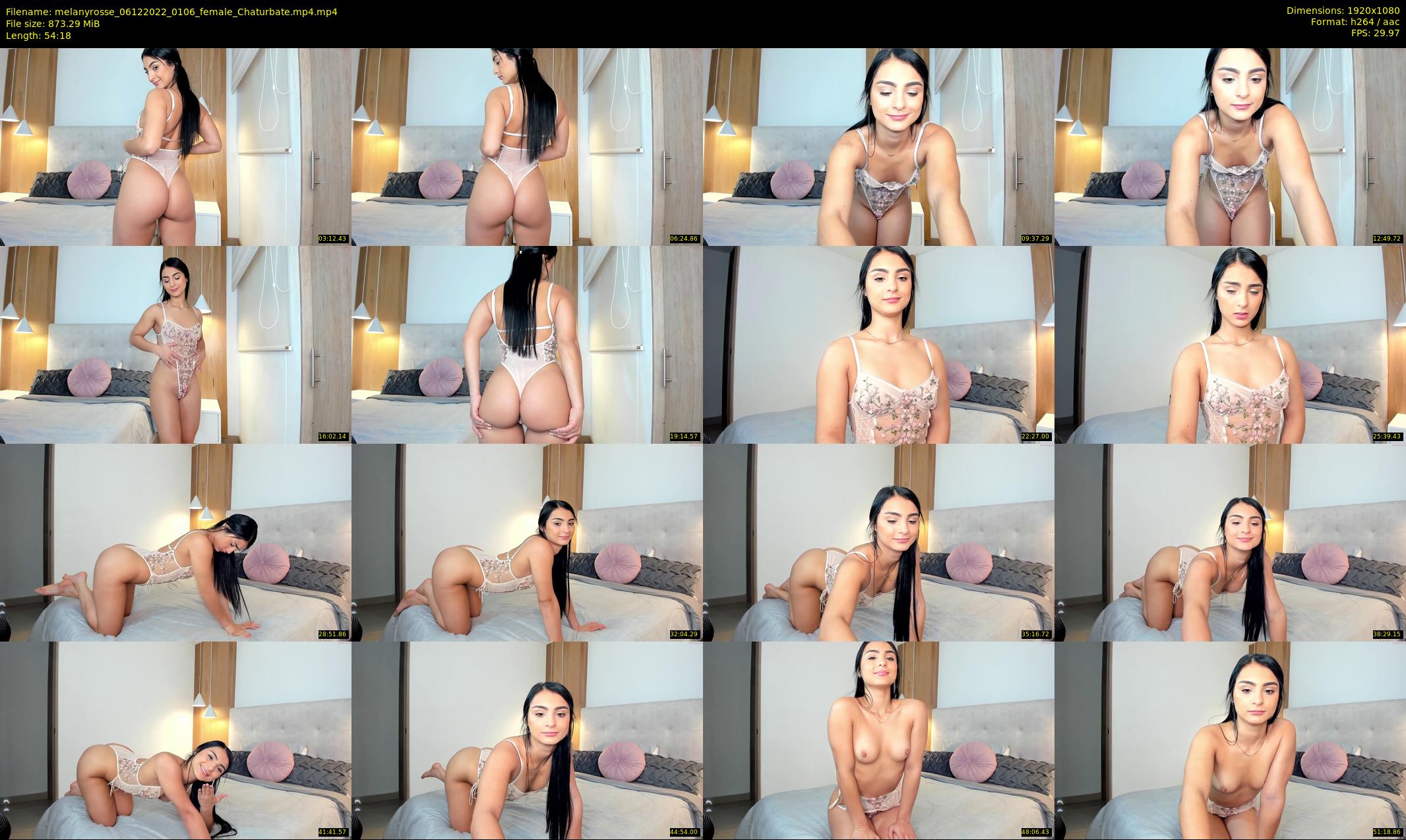 melanyrosse — 55 minute Chaturbate female cam show recording, 1080p, Dec 6, 2022