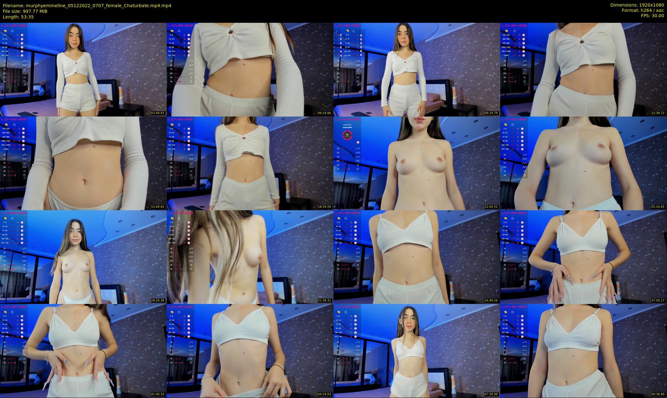 murphyemmeline — 54 minute Chaturbate female cam show recording, 1080p, Dec 5, 2022