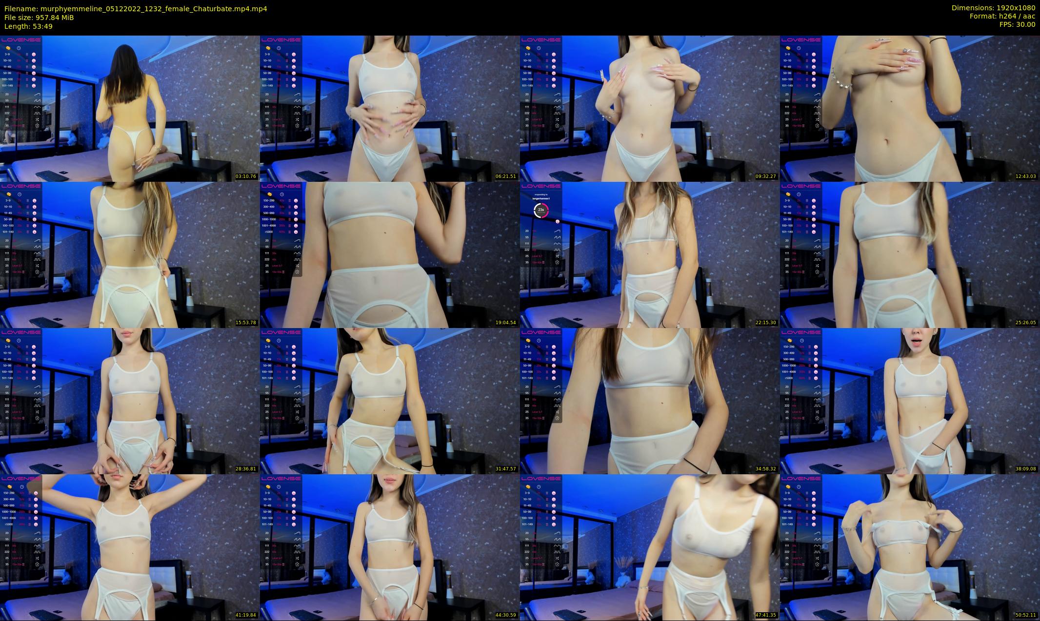 murphyemmeline — 54 minute Chaturbate female cam show recording, 1080p, Dec 5, 2022