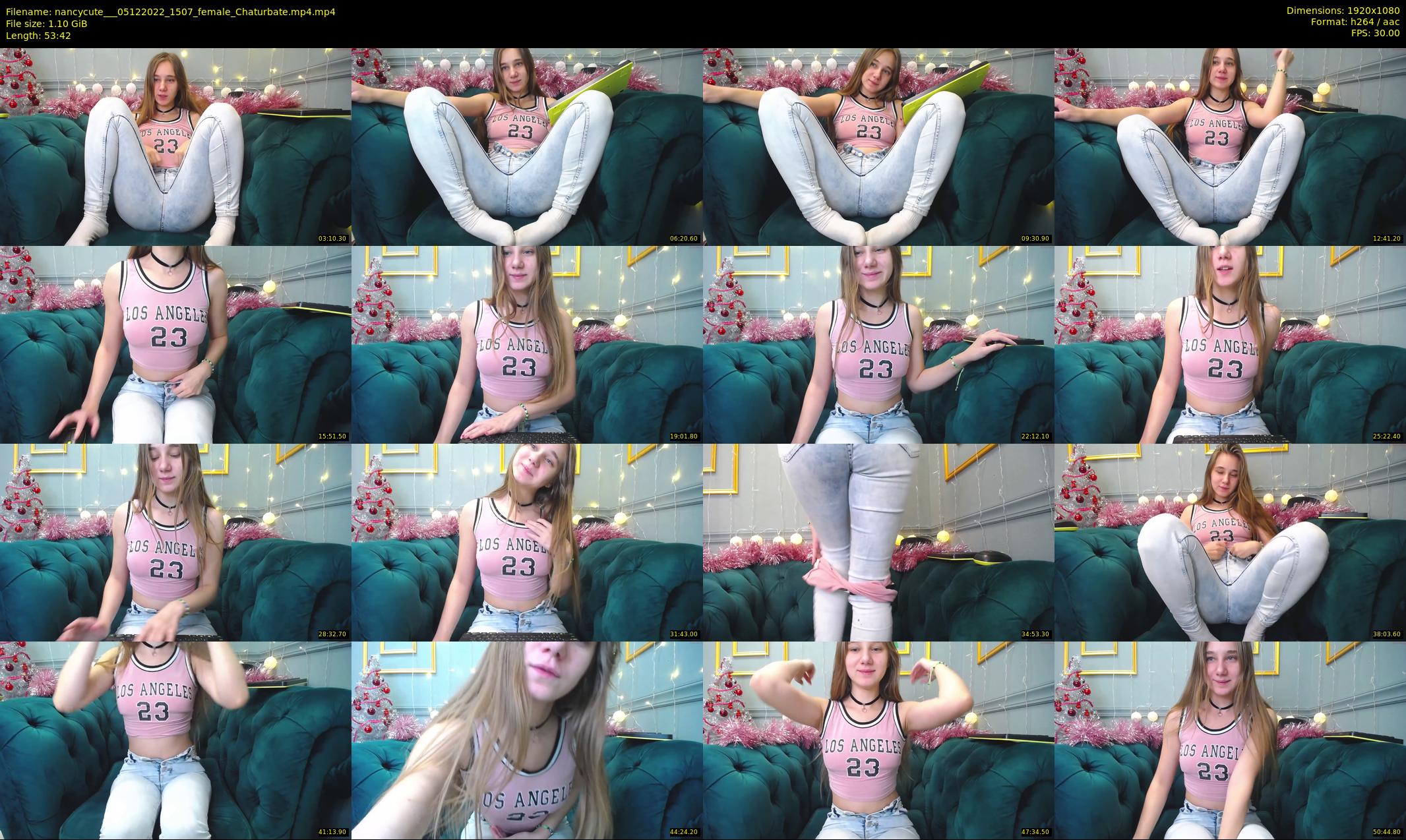 nancycute__ — 54 minute Chaturbate female cam show recording, 1080p, Dec 5, 2022