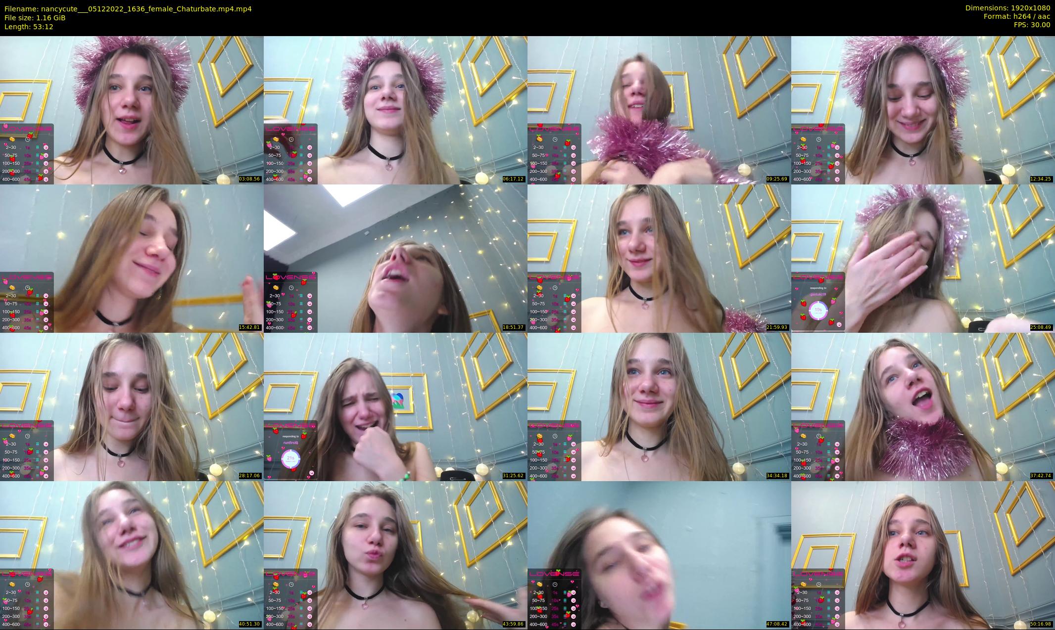 nancycute__ — 54 minute Chaturbate female cam show recording, 1080p, Dec 5, 2022