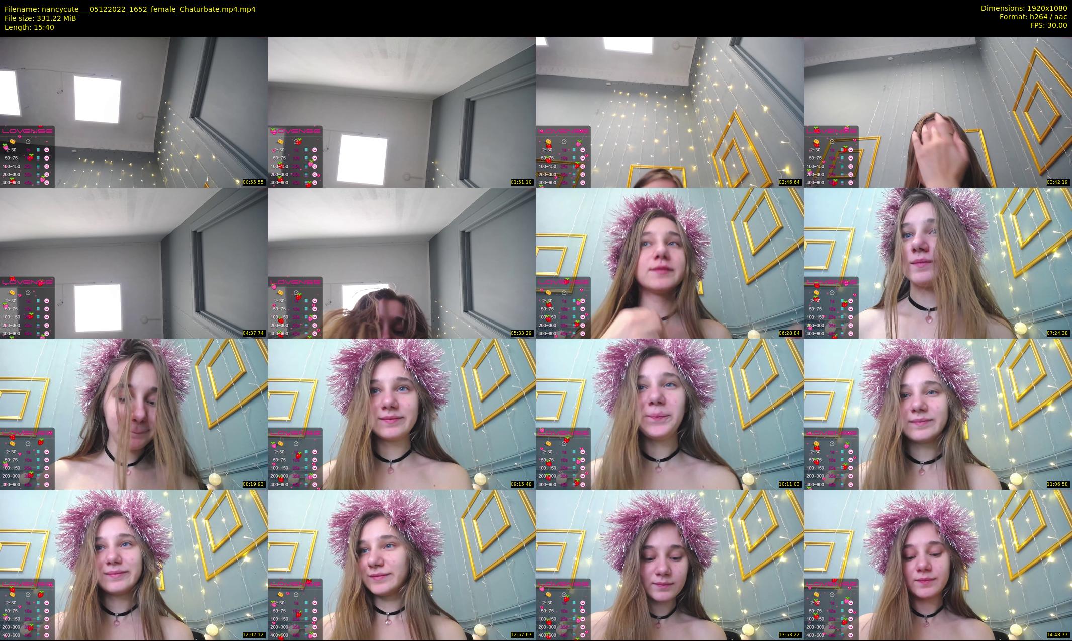 nancycute__ — 16 minute Chaturbate female cam show recording, 1080p, Dec 5, 2022