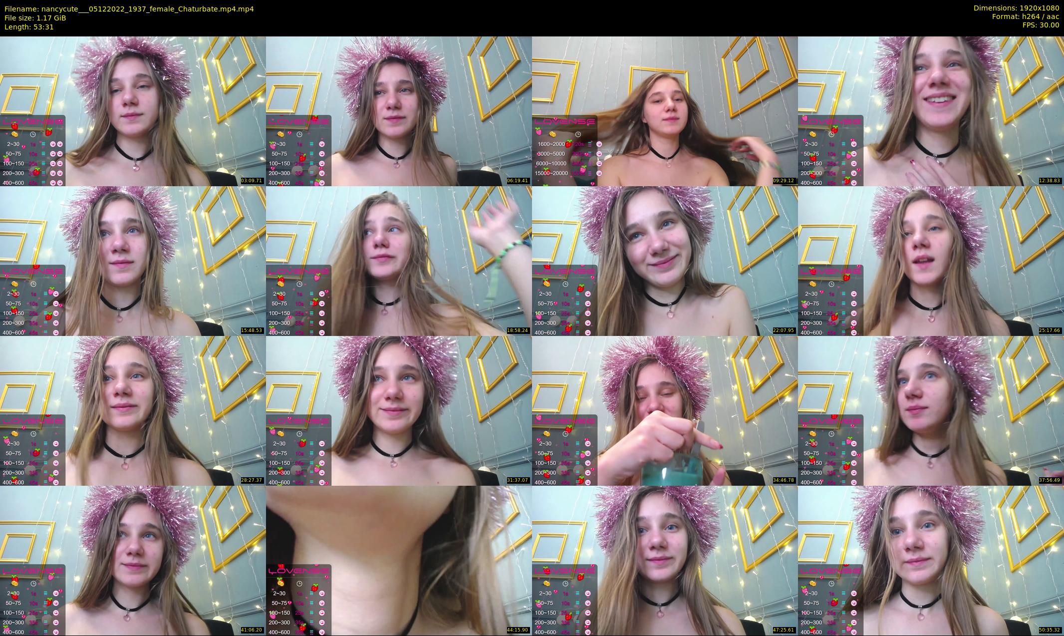 nancycute__ — 54 minute Chaturbate female cam show recording, 1080p, Dec 5, 2022
