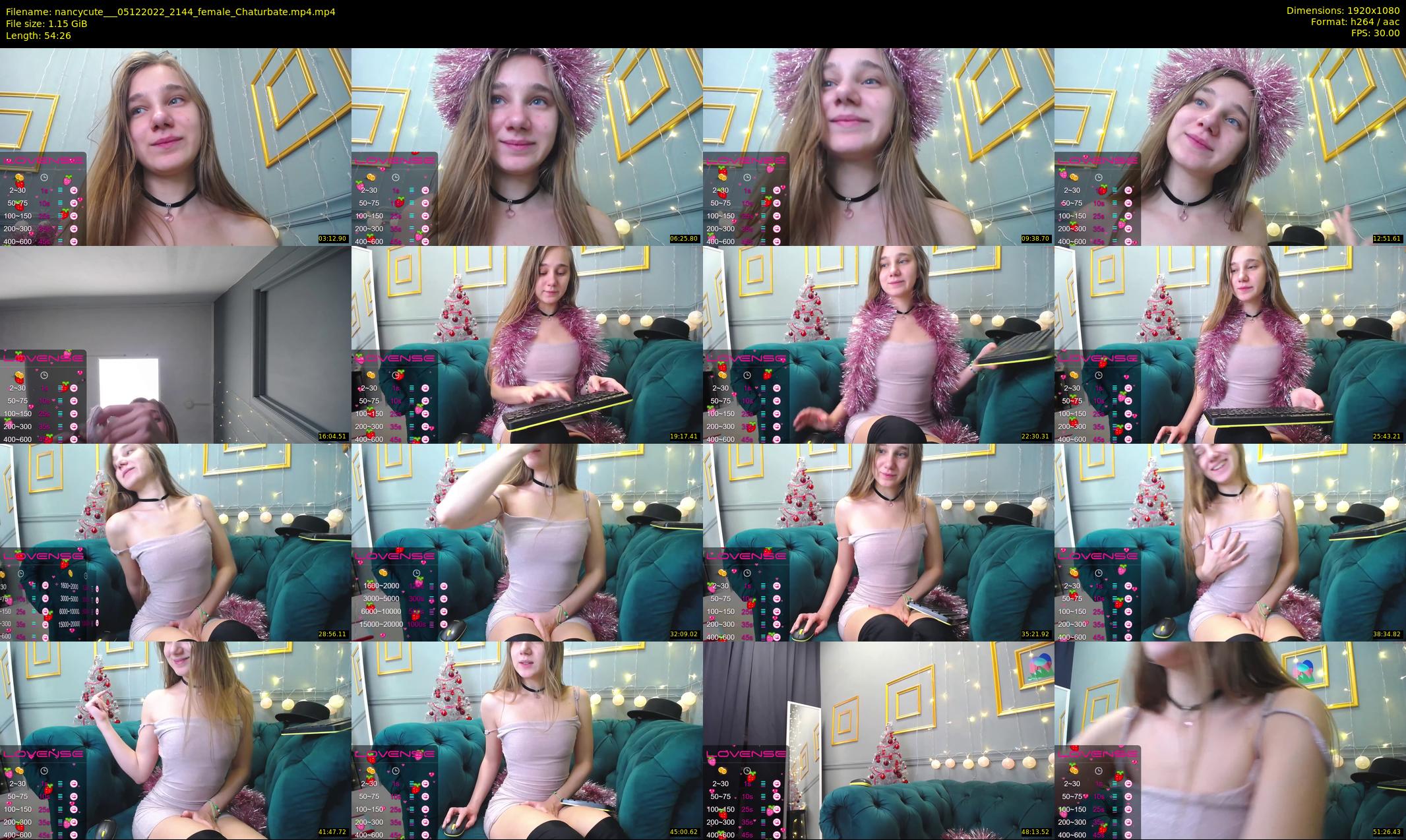 nancycute__ — 55 minute Chaturbate female cam show recording, 1080p, Dec 5, 2022