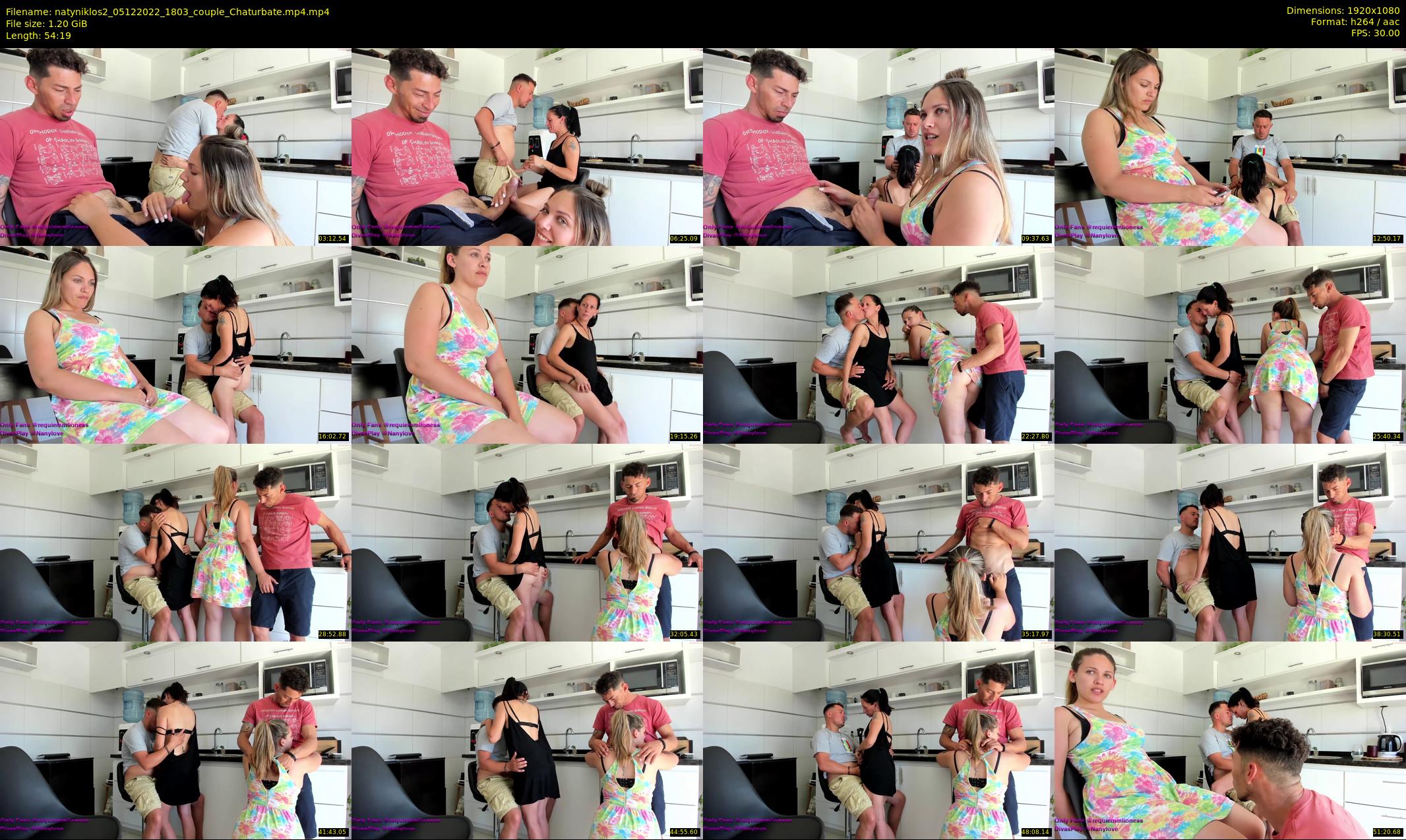 natyniklos2 — 55 minute Chaturbate couple cam show recording, 1080p, Dec 5, 2022