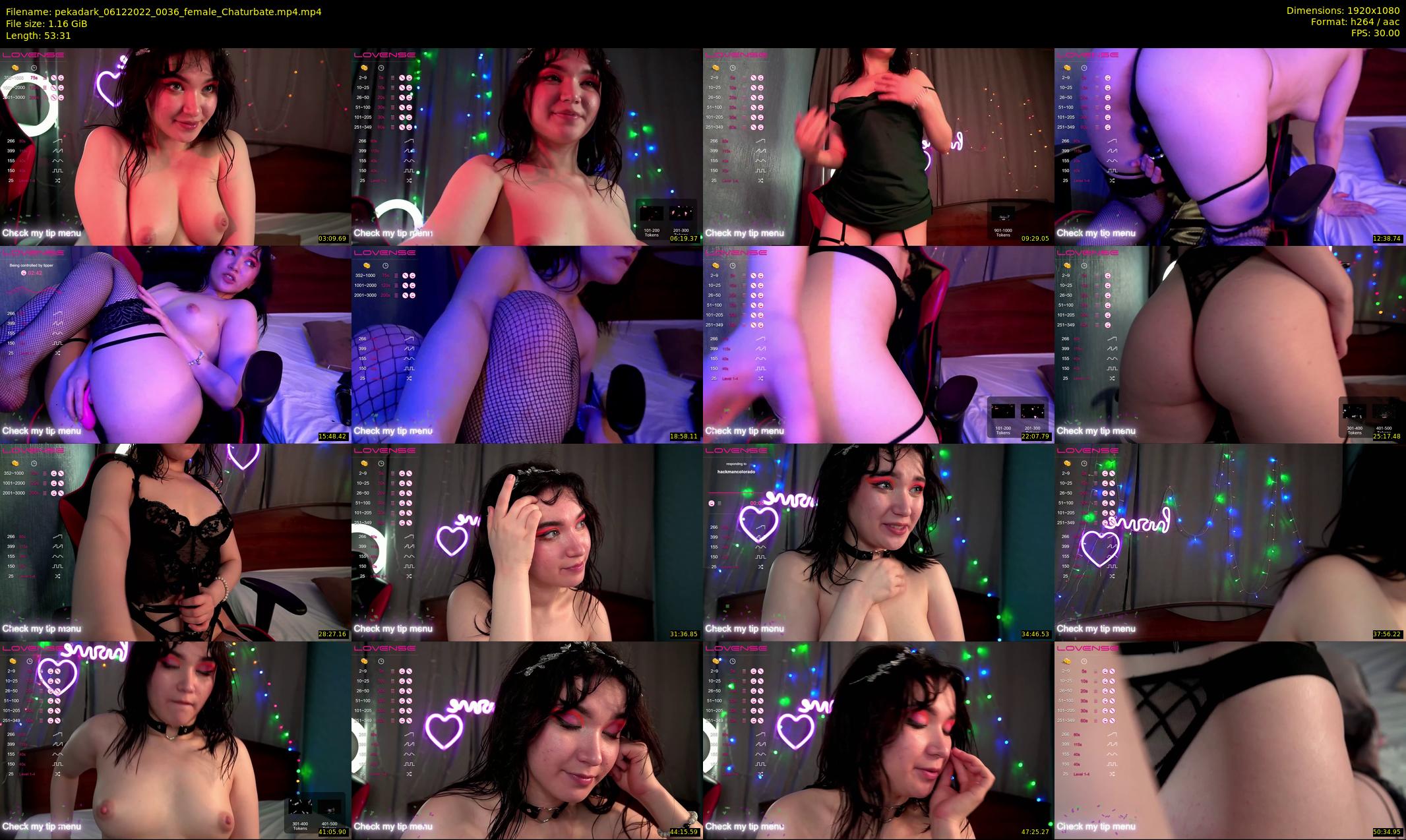 pekadark — 54 minute Chaturbate female cam show recording, 1080p, Dec 6, 2022