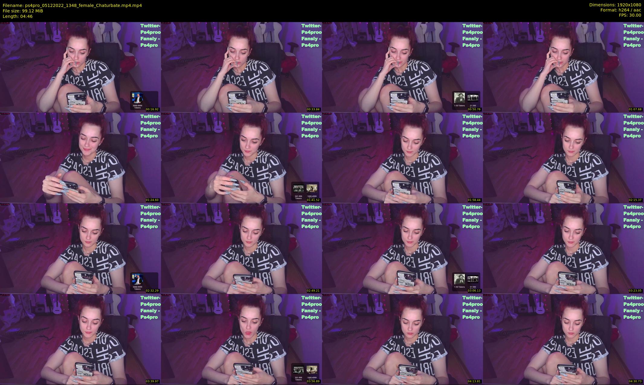 ps4pro — 5 minute Chaturbate female cam show recording, 1080p, Dec 5, 2022