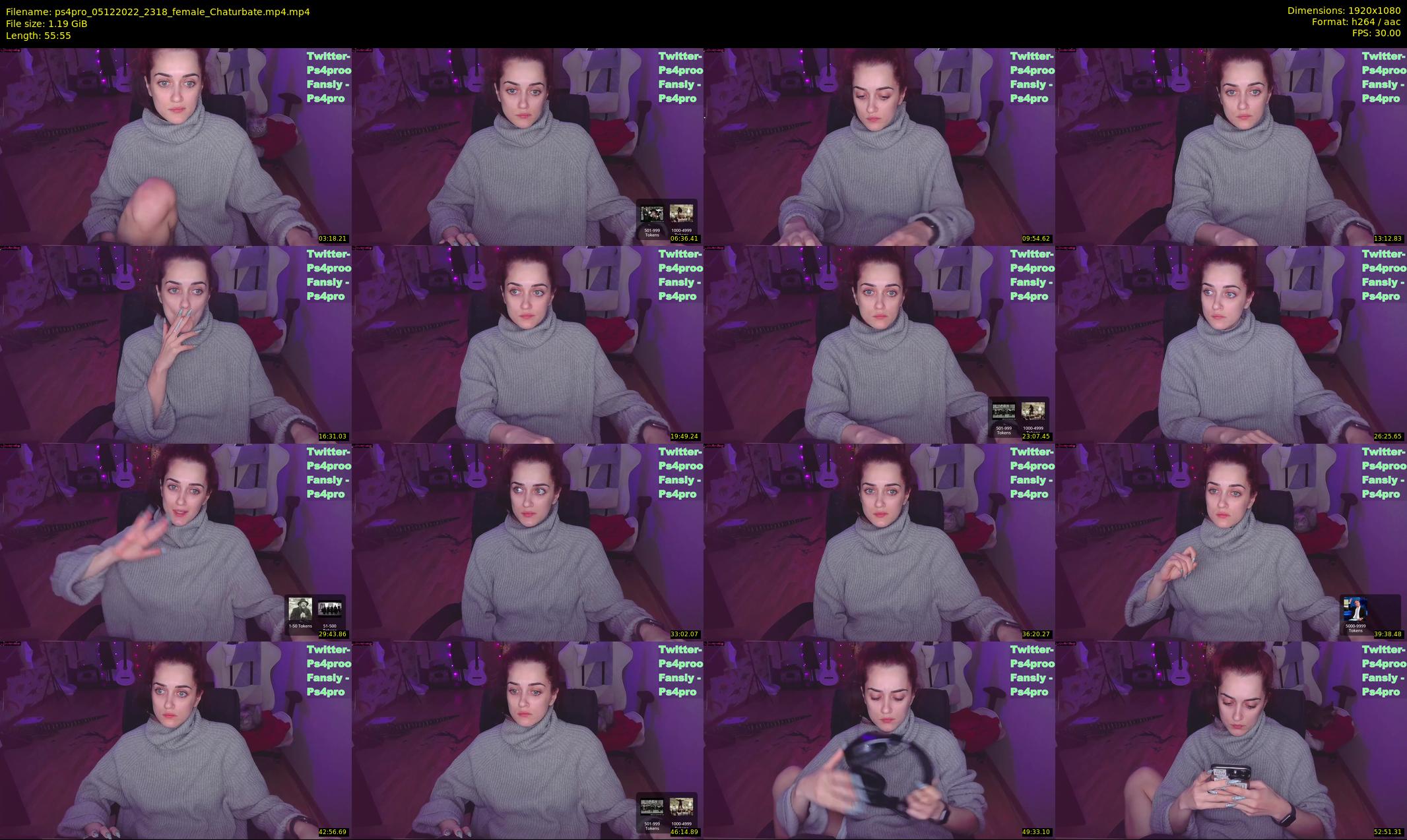 ps4pro — 56 minute Chaturbate female cam show recording, 1080p, Dec 5, 2022