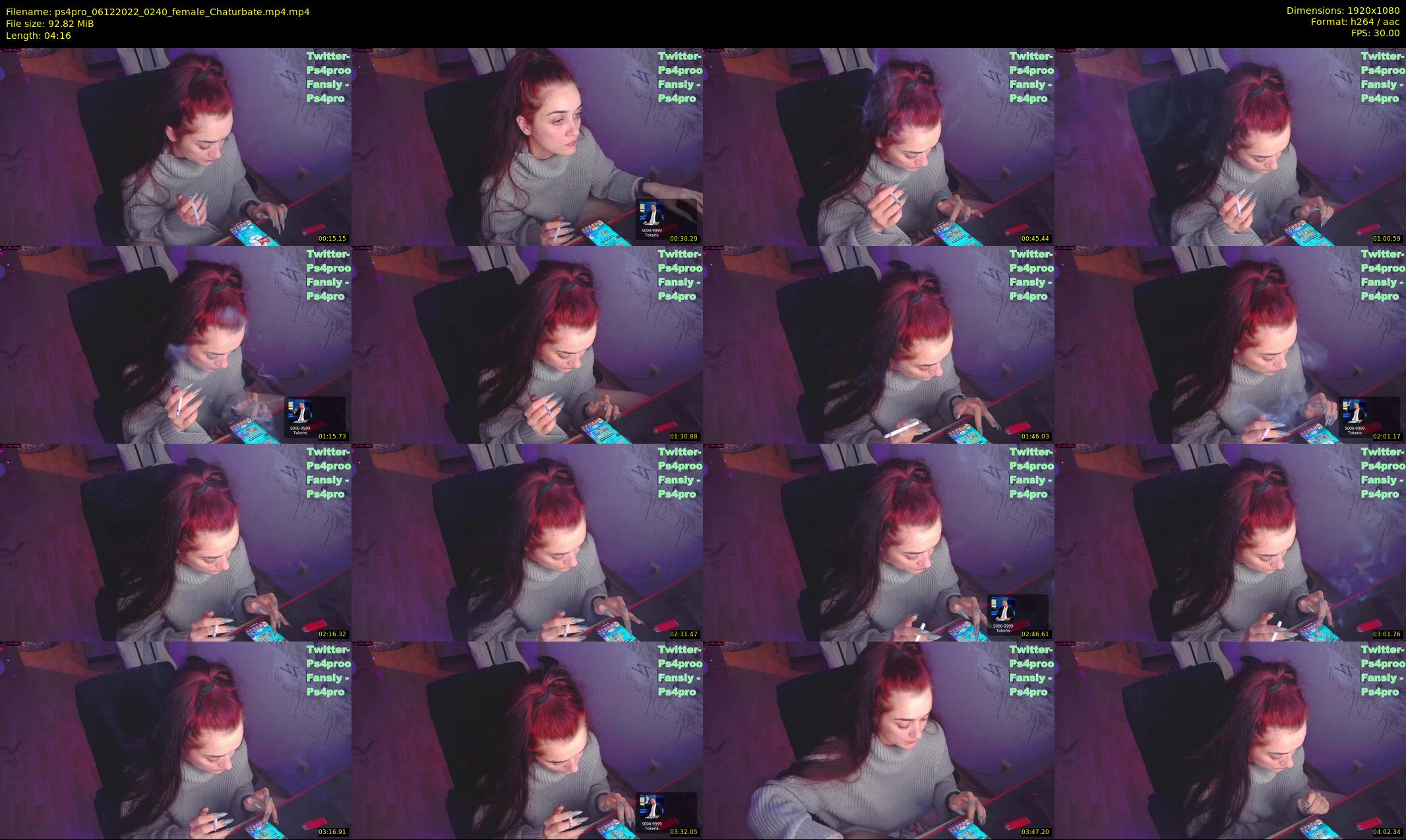 ps4pro — 5 minute Chaturbate female cam show recording, 1080p, Dec 6, 2022